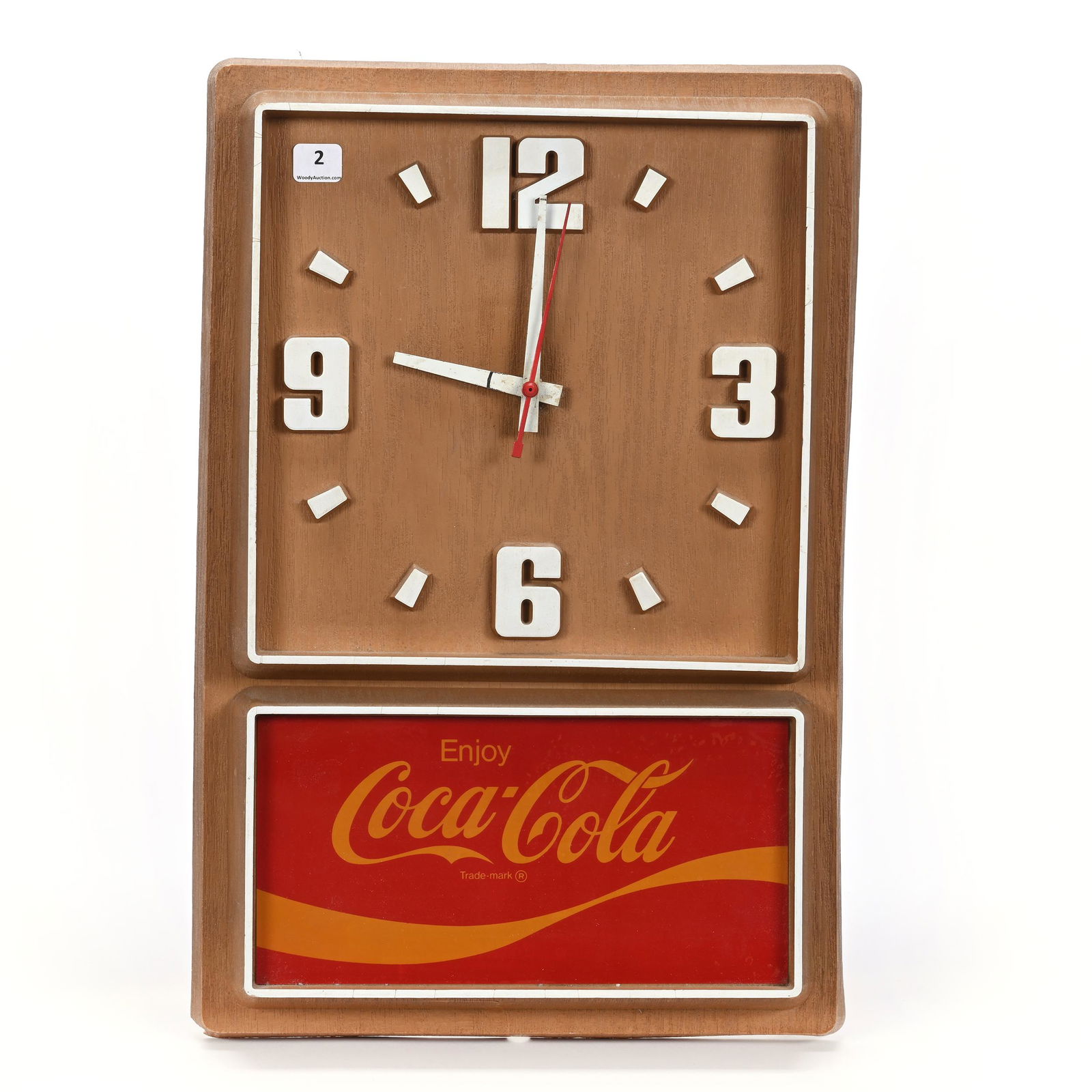 Wall Clock Circa 1970's Coca-Cola Advertising (1 of 4)