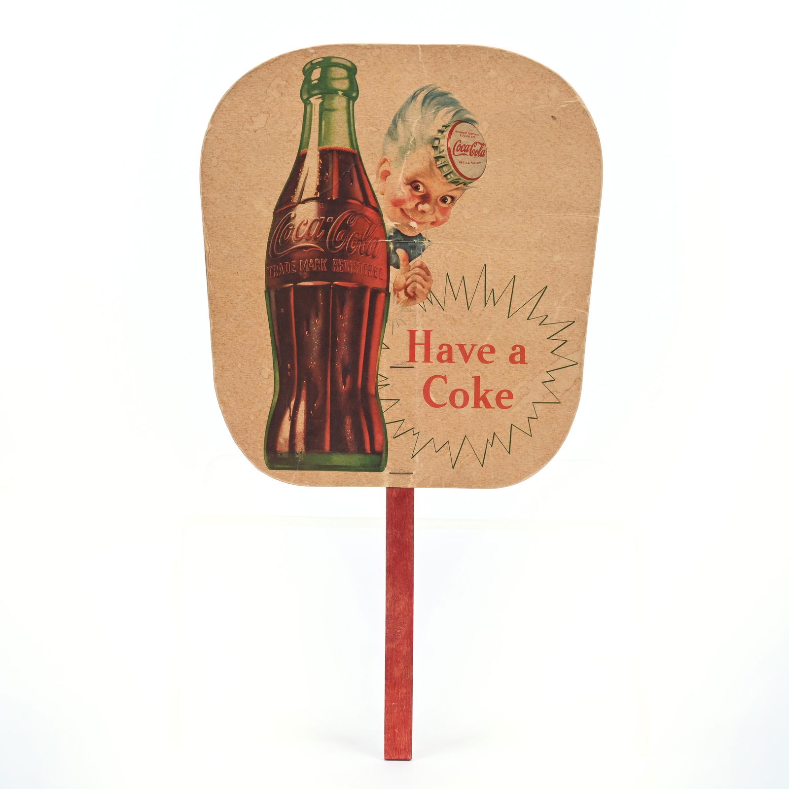 Advertising Fan Coca-Cola Sprite Boy (1 of 2)