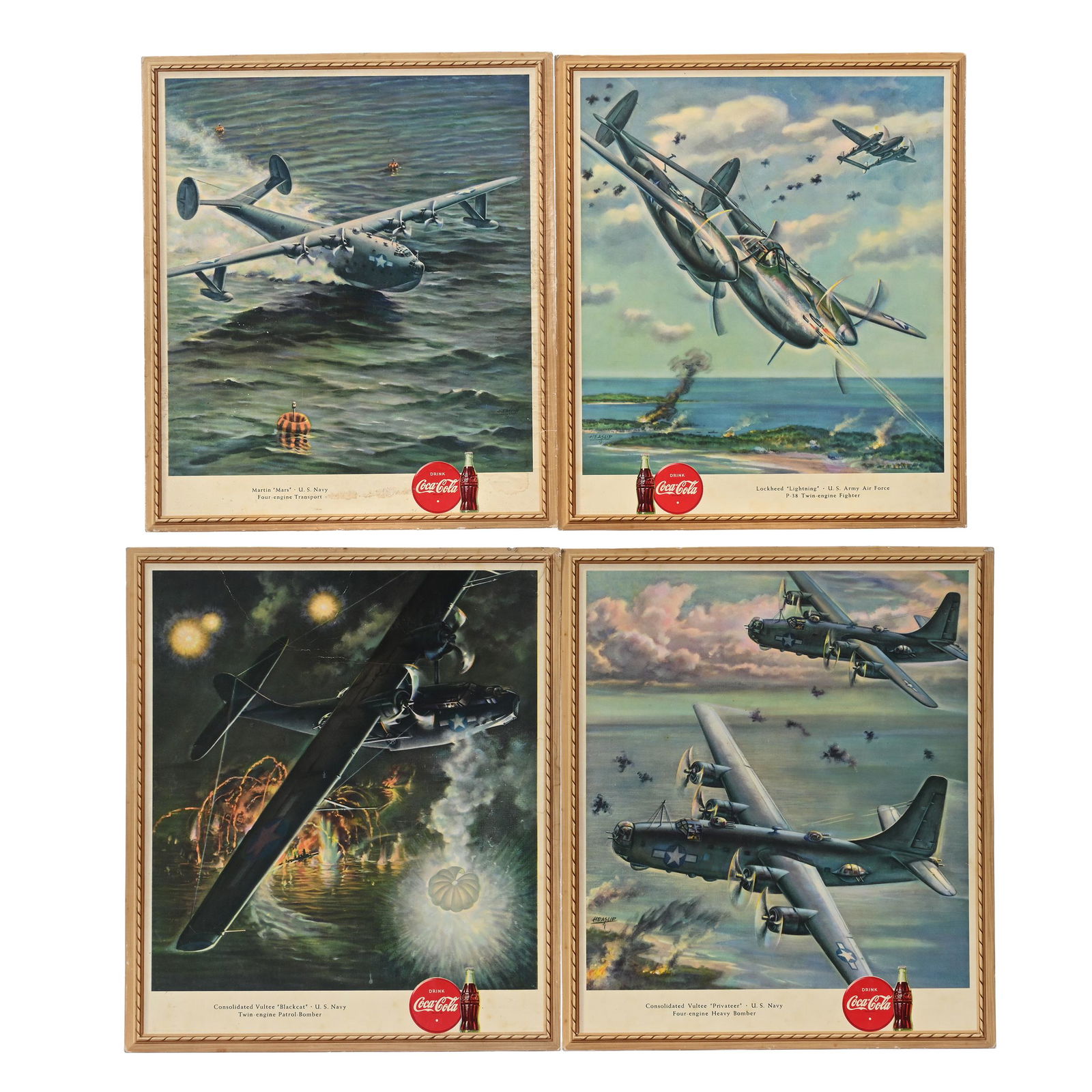 1945 Coca-Cola Set Of Twenty "Airplane Hangers" (1 of 11)