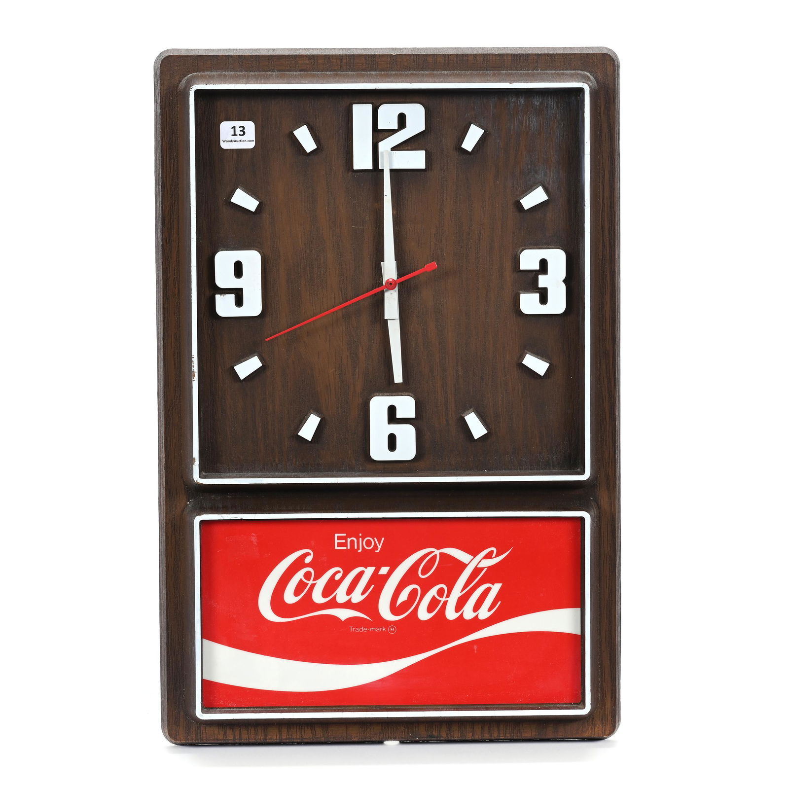 Wall Clock Circa 1970's Coca-Cola Advertising (1 of 2)