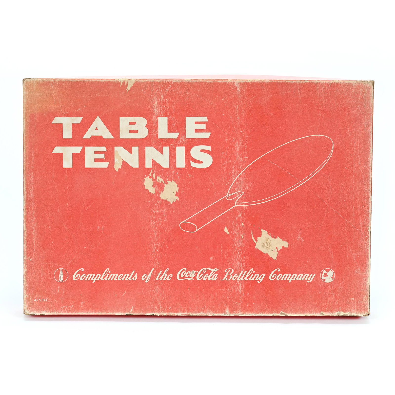Table Tennis 1940's Advertising Box Set Coca-Cola (1 of 3)