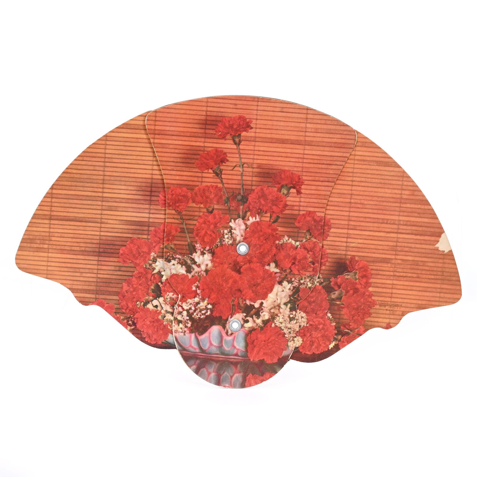 Tri-Fold Fan Advertising Coca-Cola Circa 1950's (1 of 3)