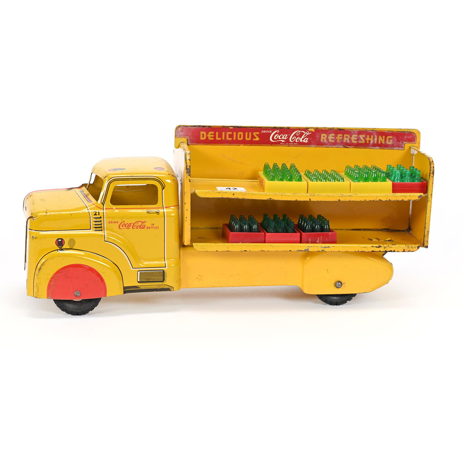 1954 Marx Tin Toy Truck Advertising Coca-Cola (1 of 2)