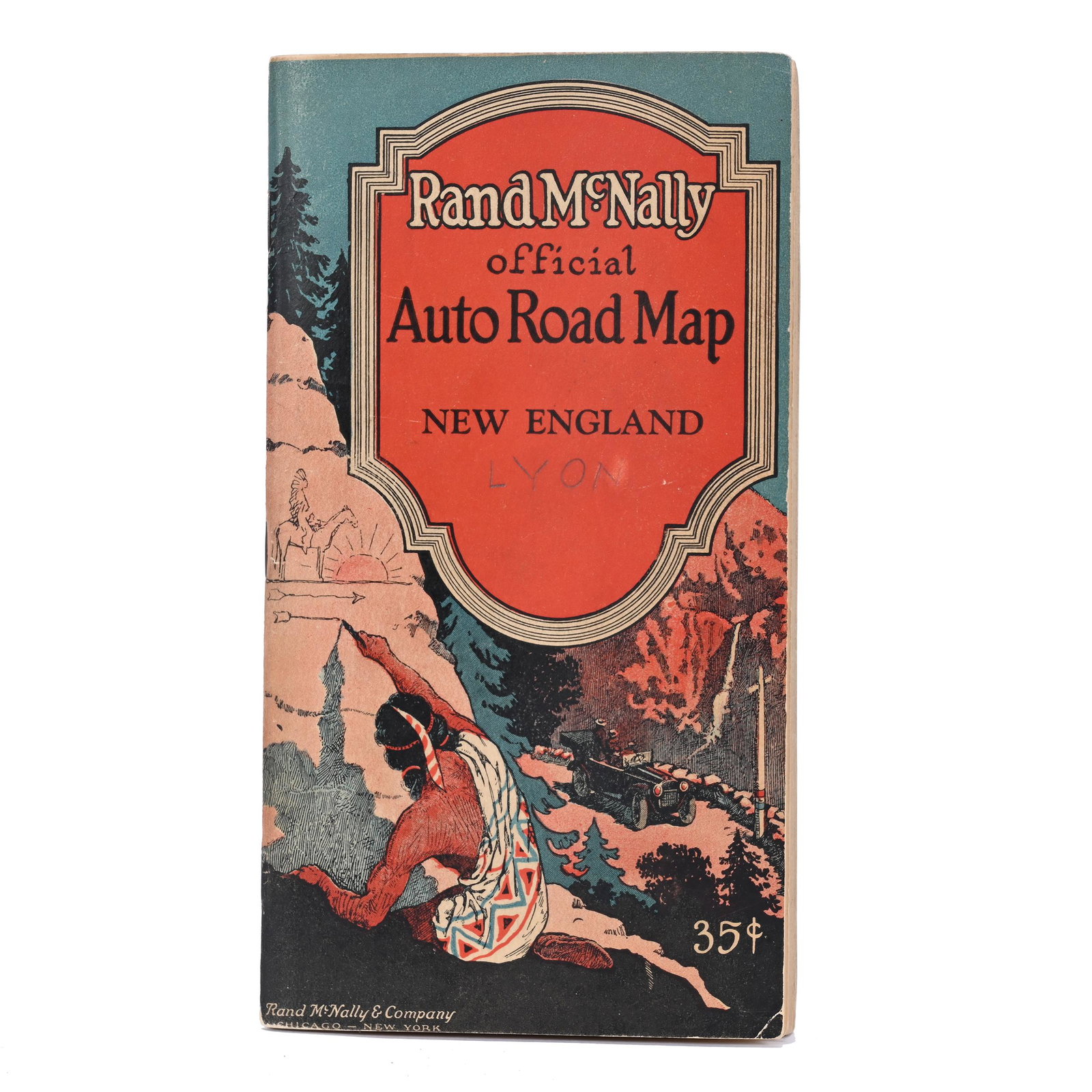 Auto Road Map, Coca-Cola Advertising, New England (1 of 3)