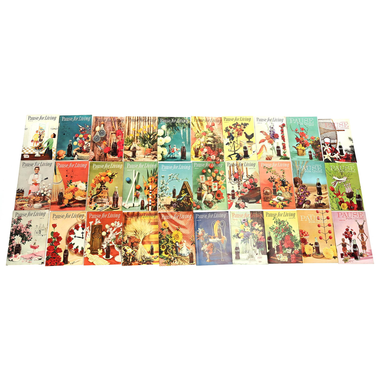 (59) Coca-Cola "Pause For Living" Magazines (1 of 8)