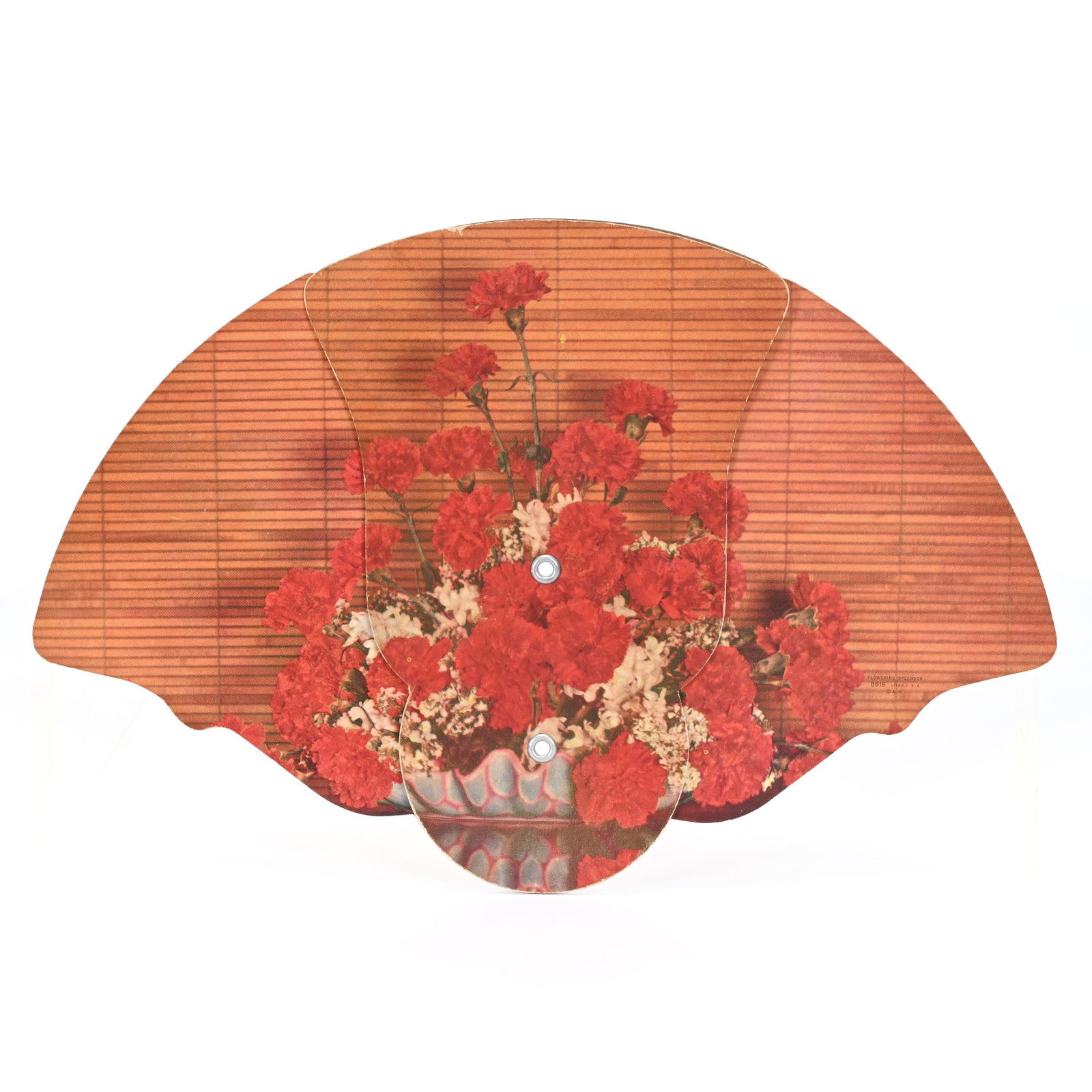 Tri-Fold Fan Advertising Coca-Cola Circa 1950's (1 of 3)