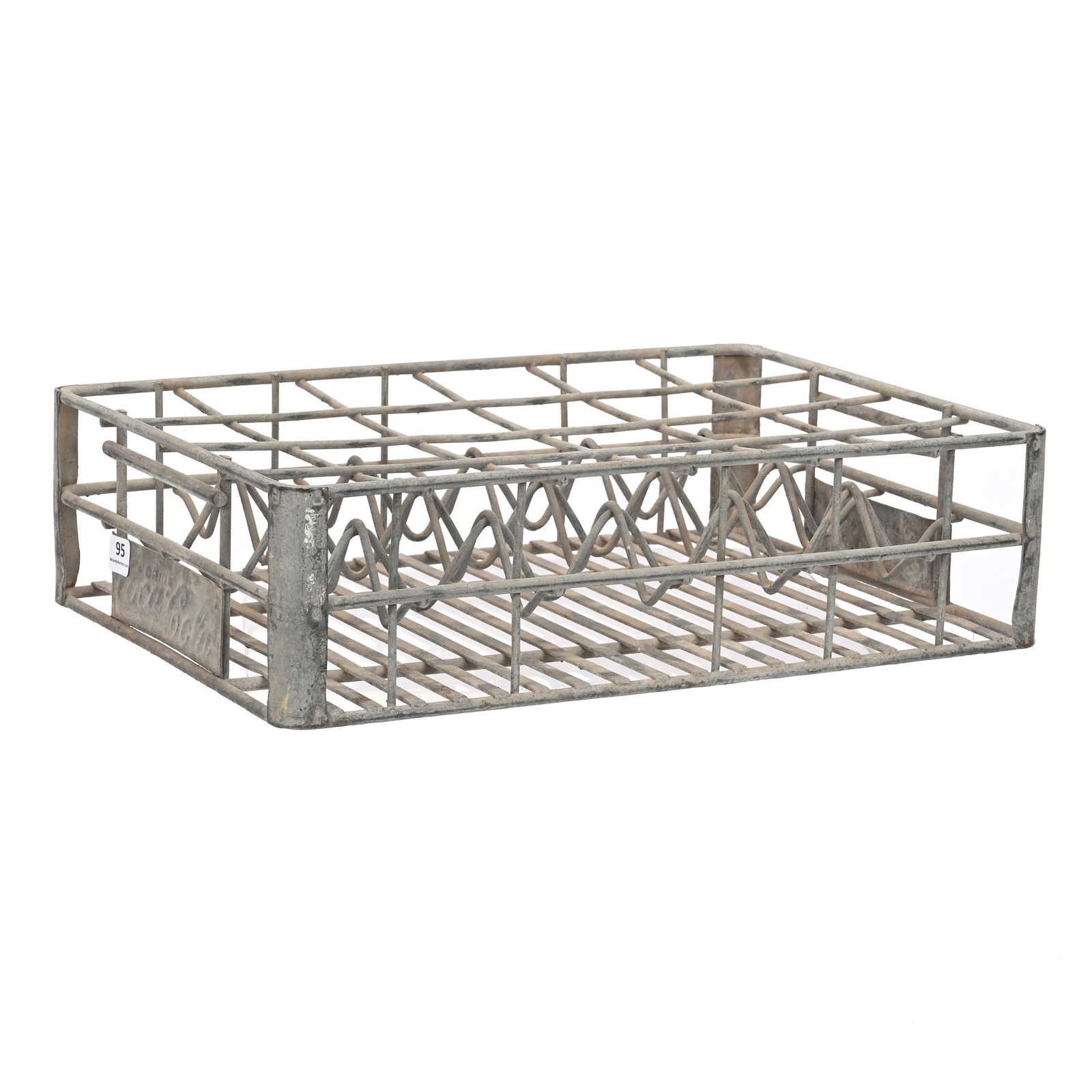 Metal Crate With Dividers, Coca-Cola, 1940's (1 of 2)