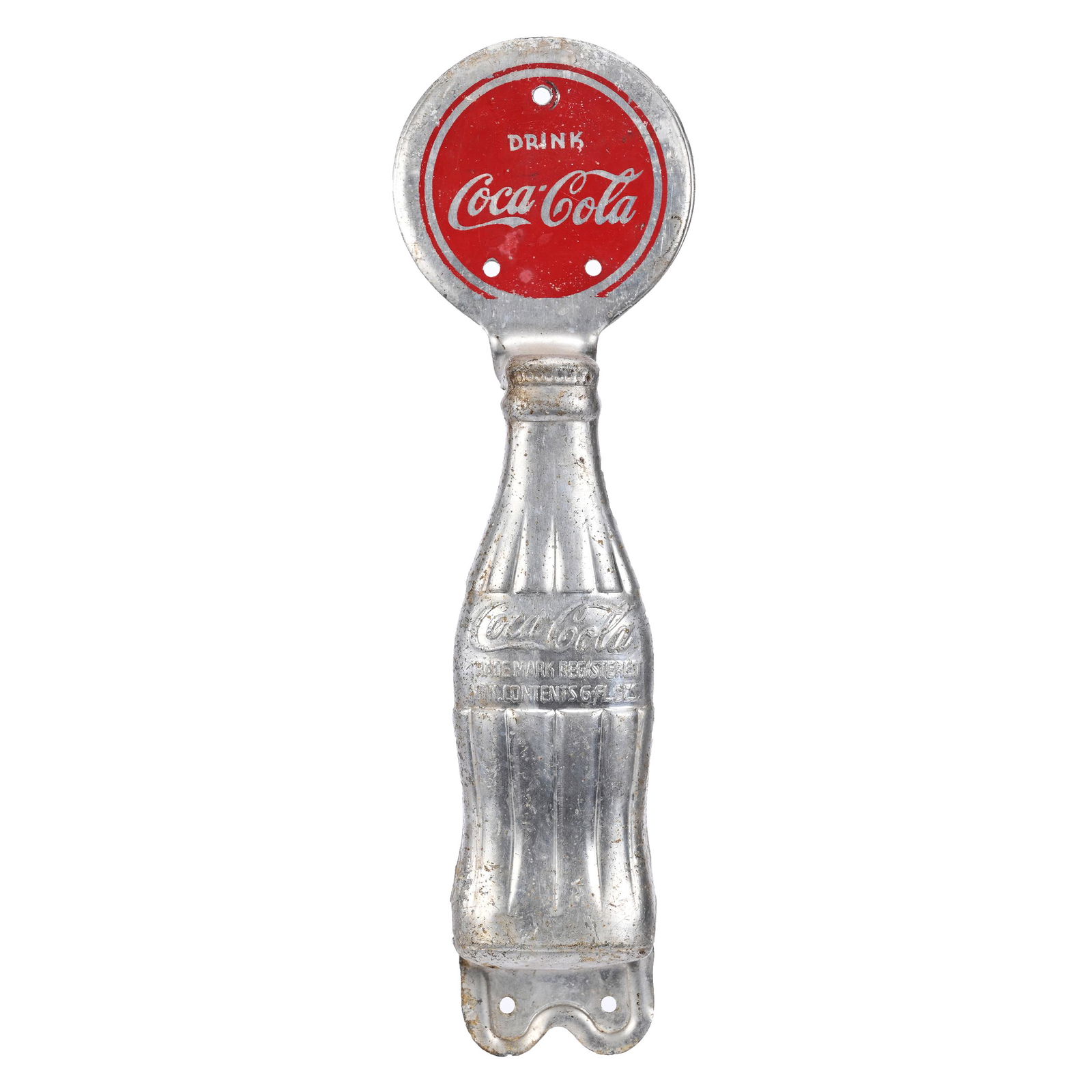 Aluminum Door Handle, In Form Of Coca-Cola Bottle (1 of 2)