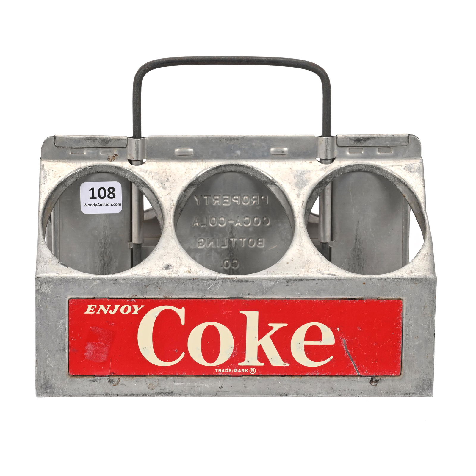 Aluminum Six-Pack Carrier, Coca-Cola, 1950's (1 of 3)