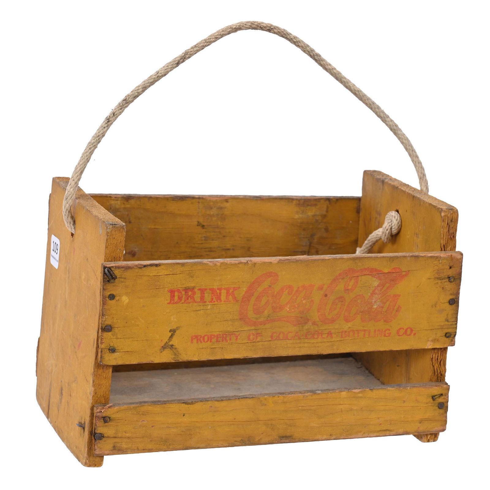 Wooden Six-Pack Carrier, Coca-Cola, 1940's (1 of 3)