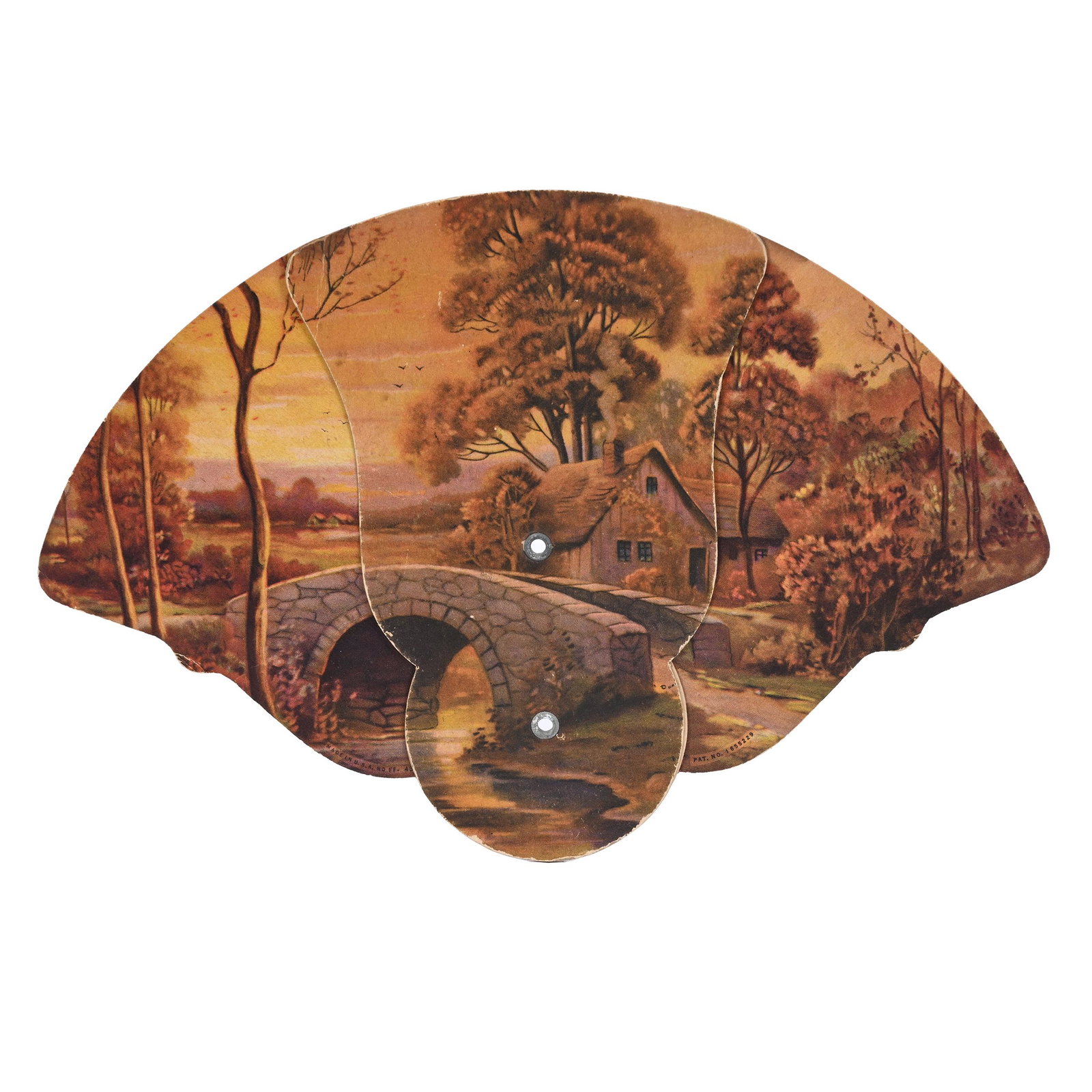 Tri-Fold Fan Advertising Coca-Cola (1 of 3)