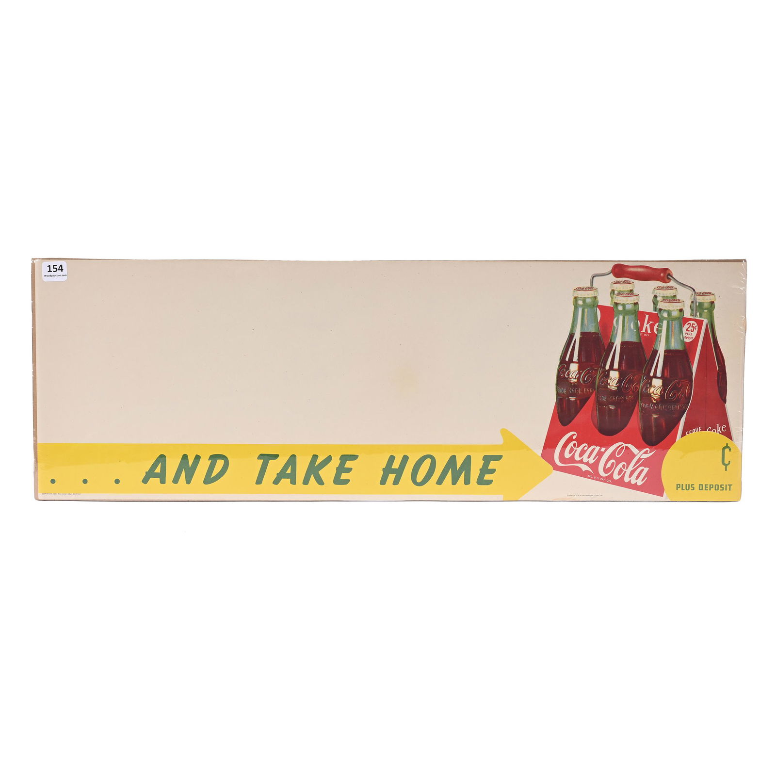 Paper Sign, Coca-Cola, 1947 (1 of 2)