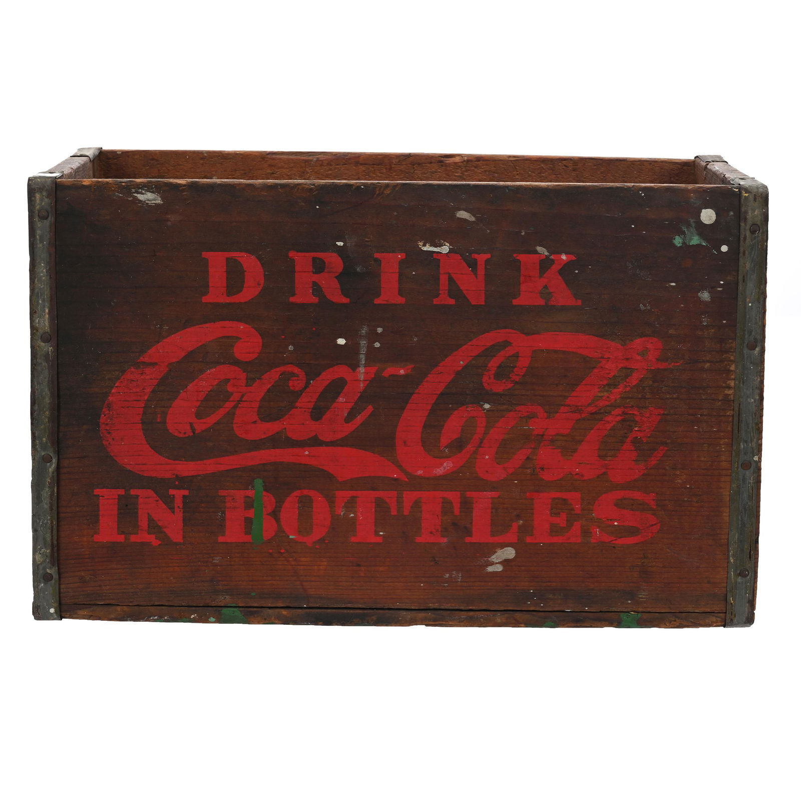 Deep Wooden Crate, Coca-Cola, 1940's-50's (1 of 3)