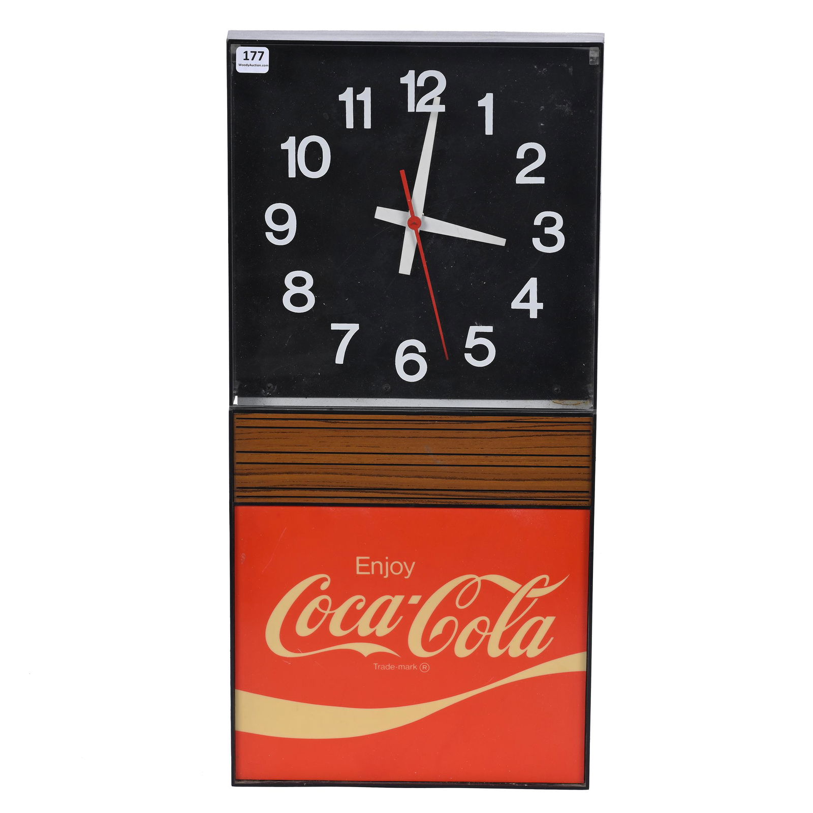 1970's Coca-Cola Plastic Light-Up Clock (1 of 3)