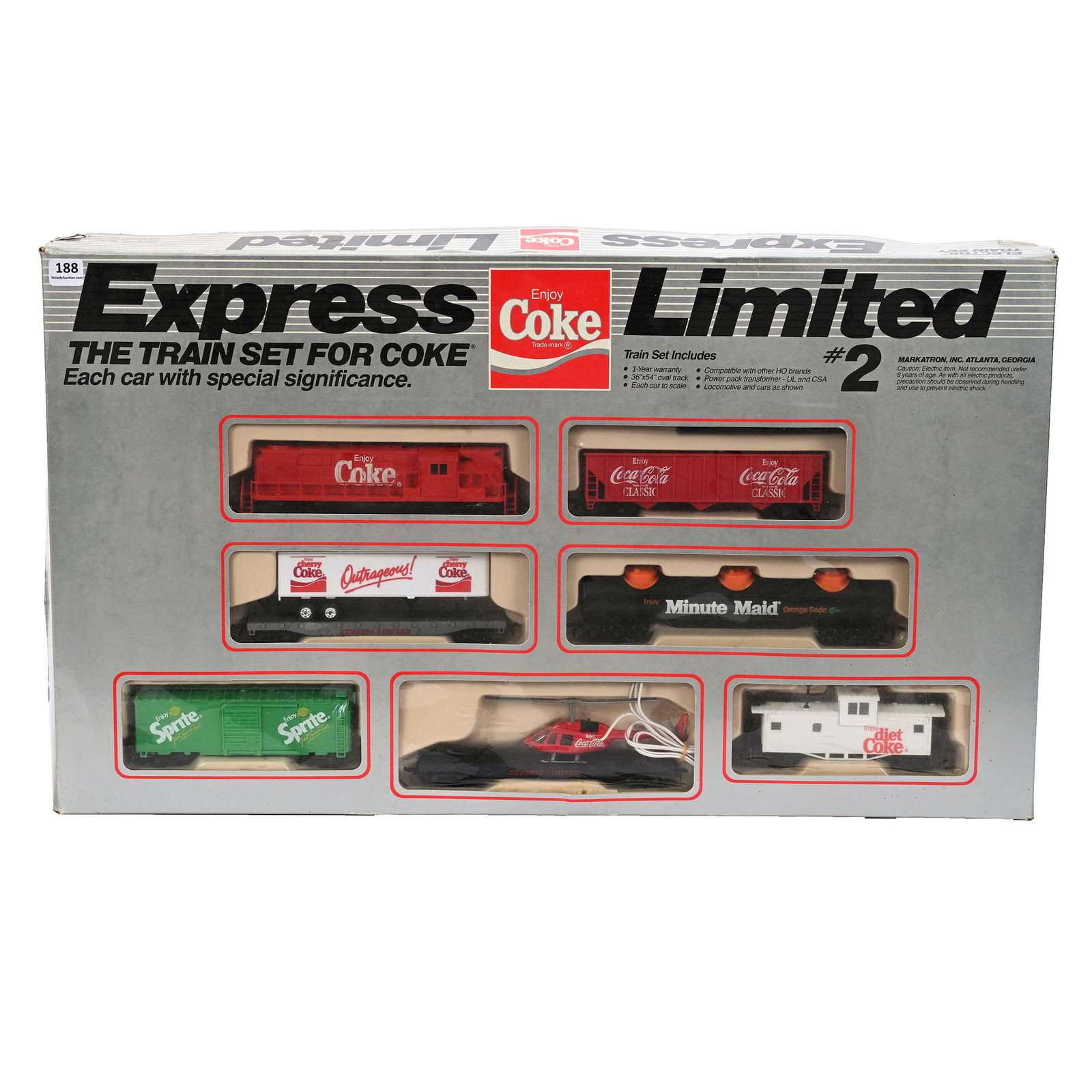 Markatron Coca-Cola Express Limited #2 HO Set, 1979 (1 of 3)
