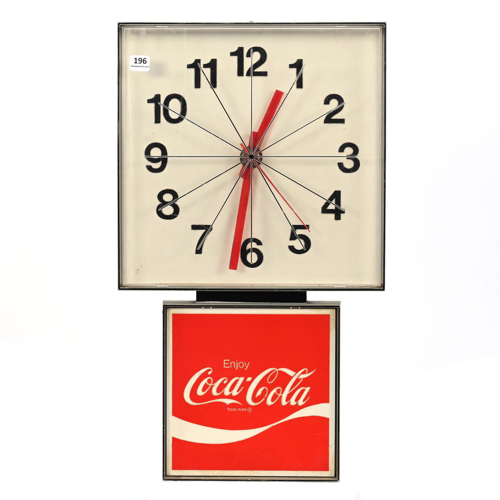 Wall Clock, Coca-Cola, Electric, 1970's (1 of 2)