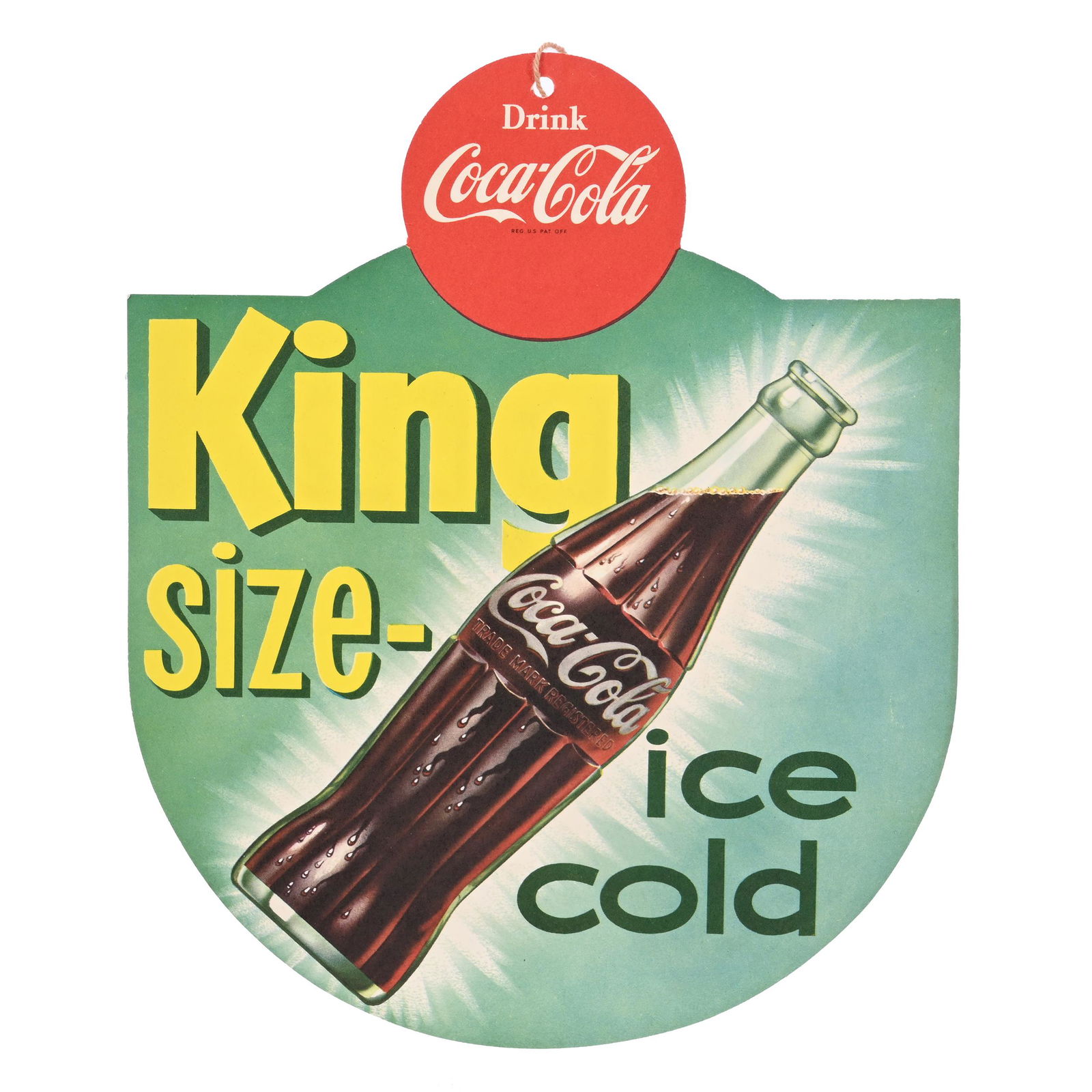 1950's Coca-Cola Fan Pull (1 of 2)