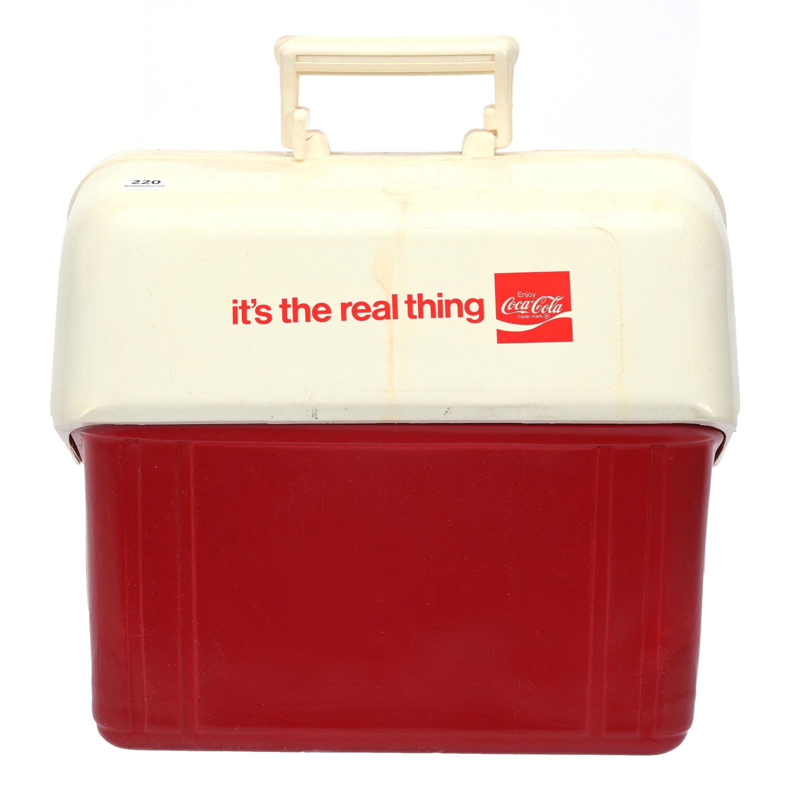 Cooler, Hard Plastic, Barn Shape, Coca-Cola, 1970's (1 of 3)