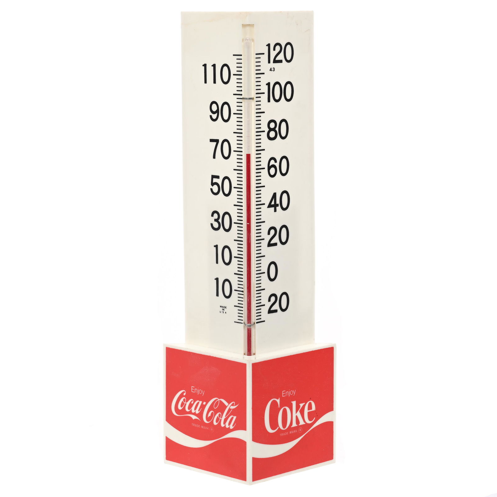 1960's Coca-Cola Thermometer, Plaster (1 of 2)