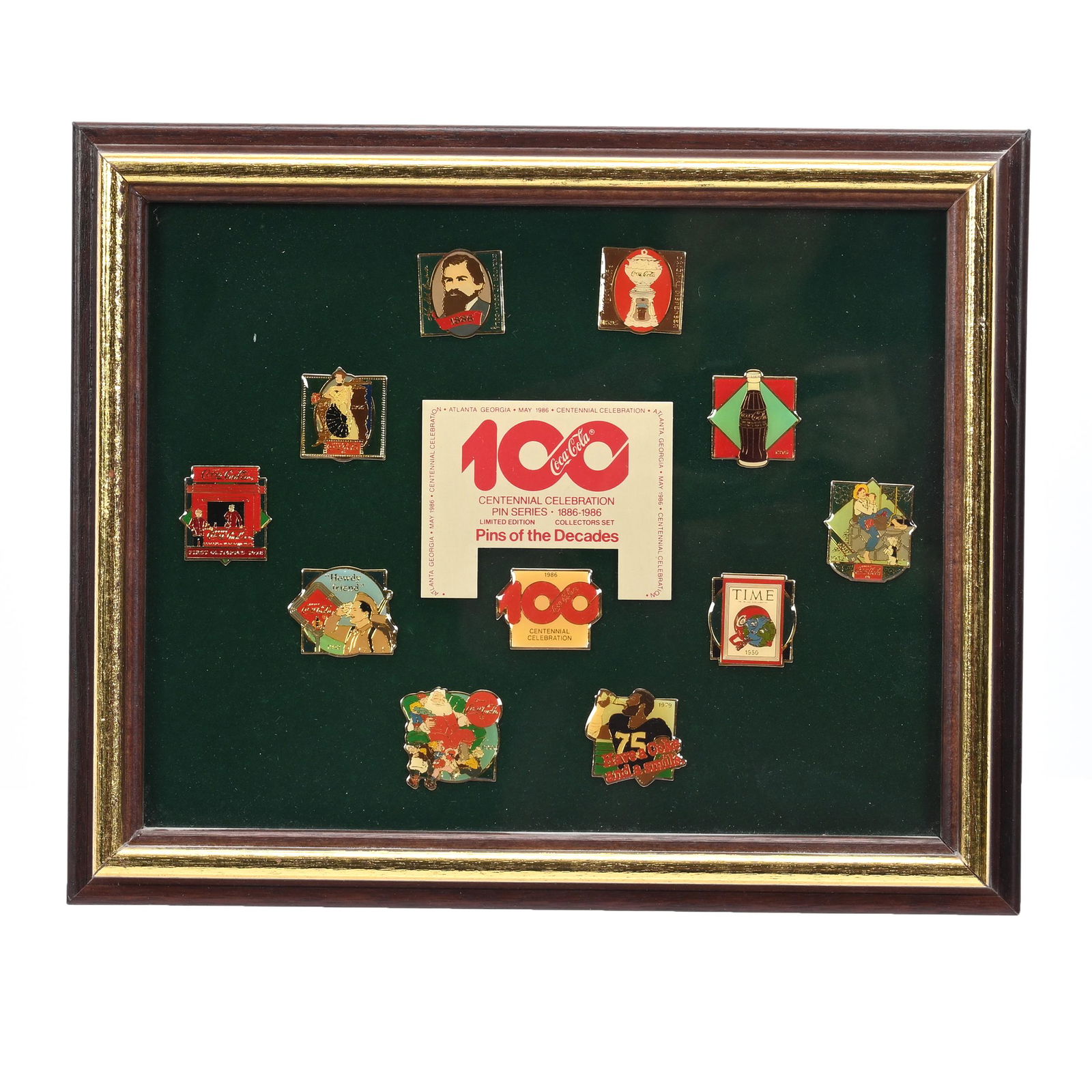 1996 Coca-Cola Centennial Celebration, 10 Pin Set (1 of 8)