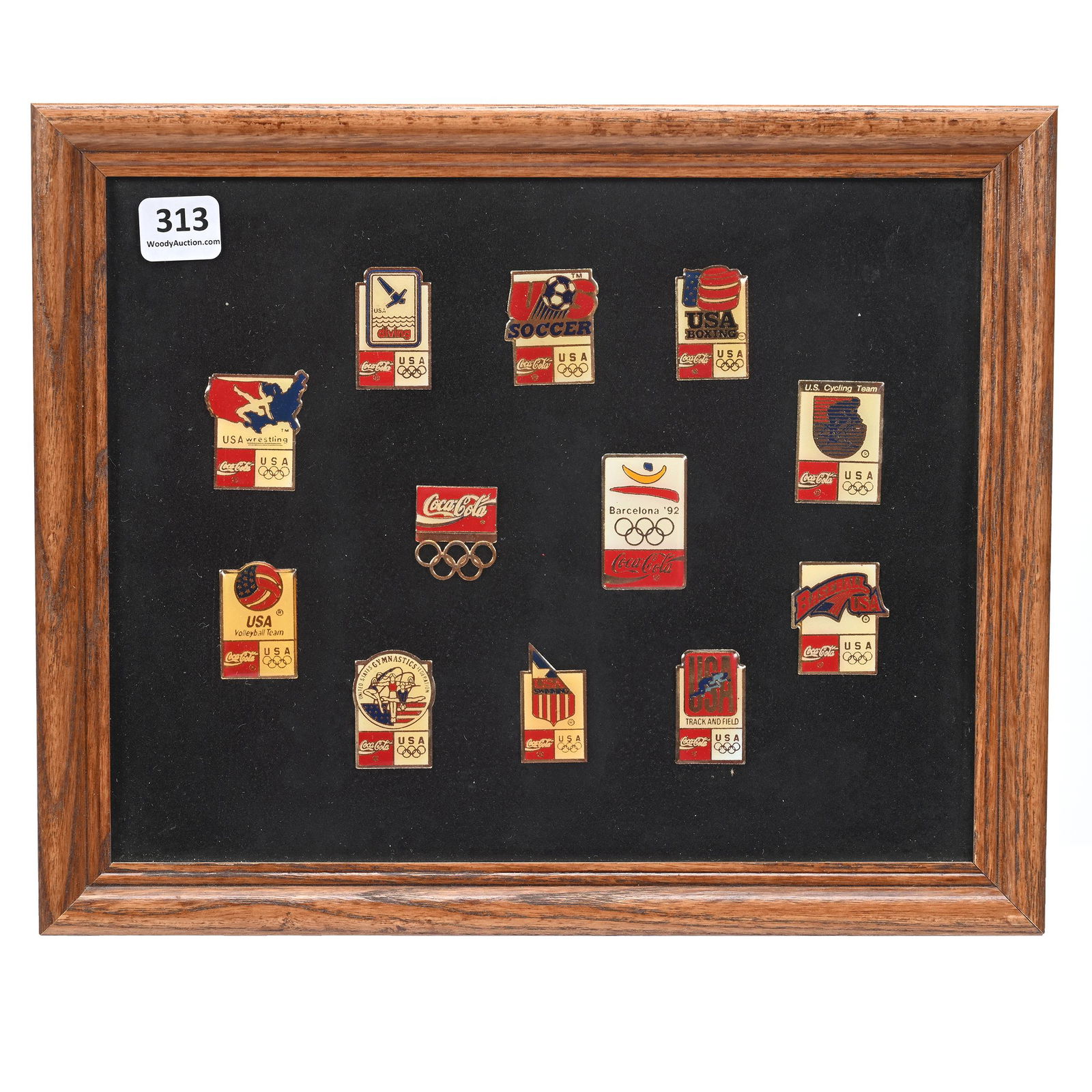 1992 Coca-Cola Barcelona Olympics, 12 Pin Set (1 of 4)