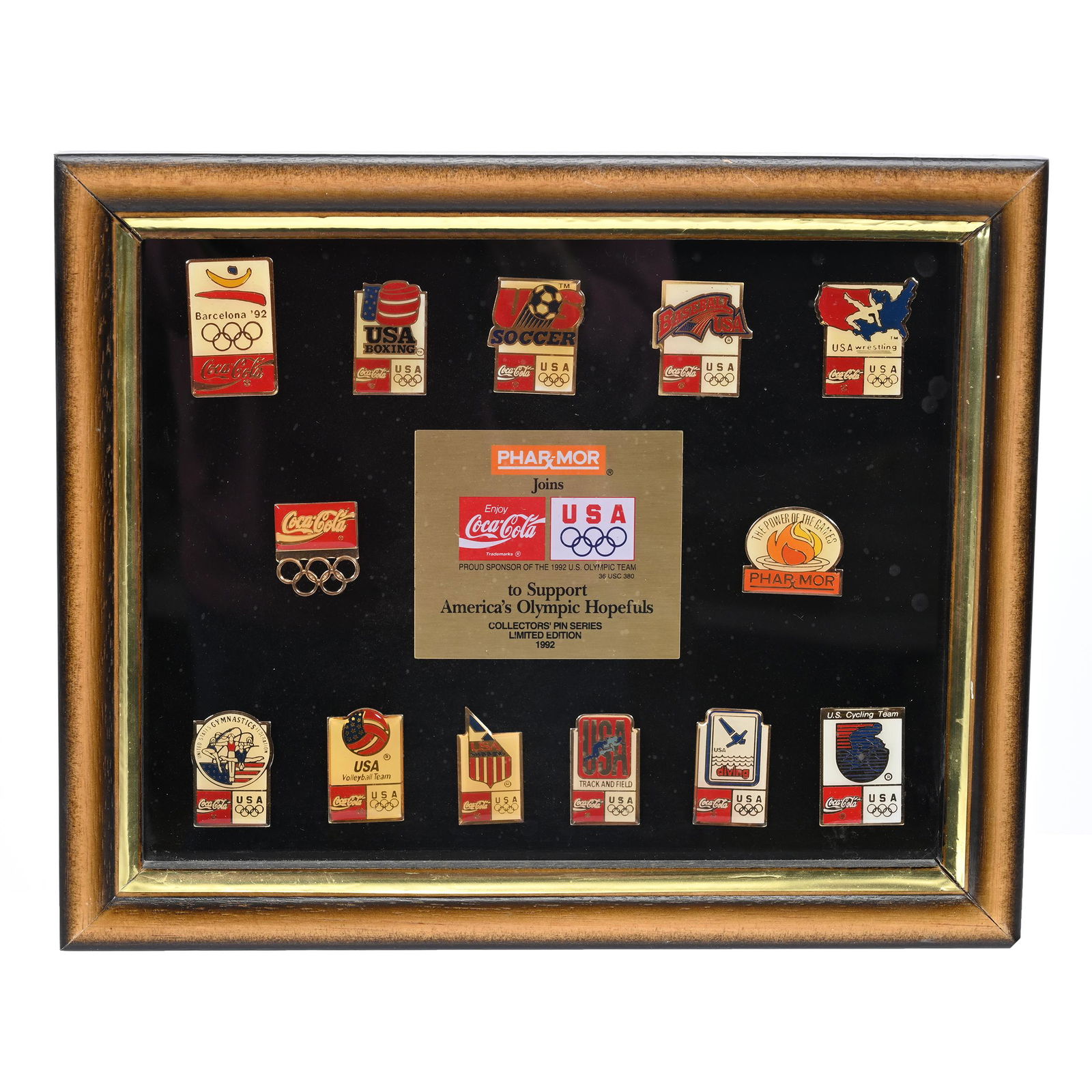 1992 Coca-Cola Olympics 13 Pin Set With Box (1 of 7)