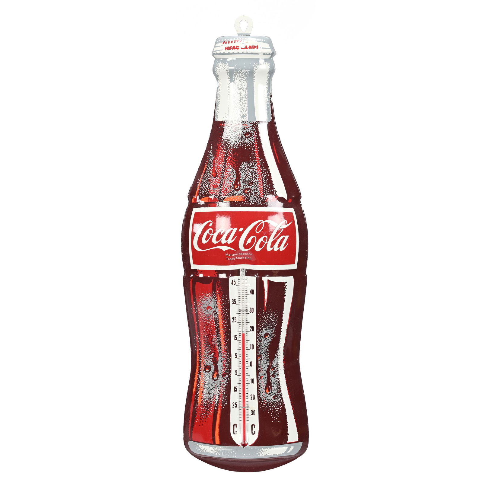 1970's Coca-Cola Thermometer, French (1 of 2)