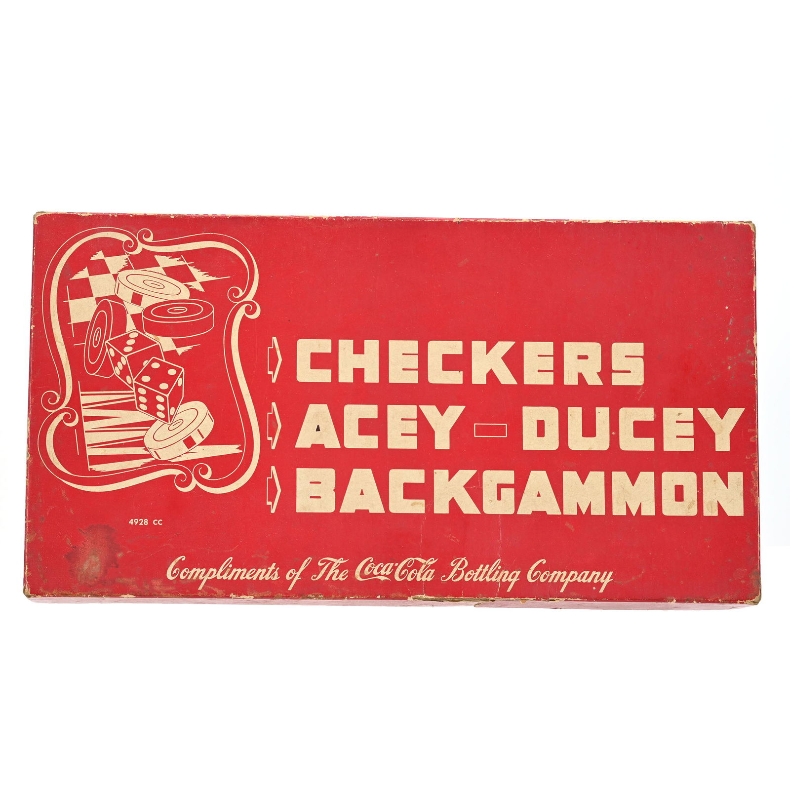 1940's Coca-Cola Checkers/Acey-Ducey/Backgammon (1 of 2)