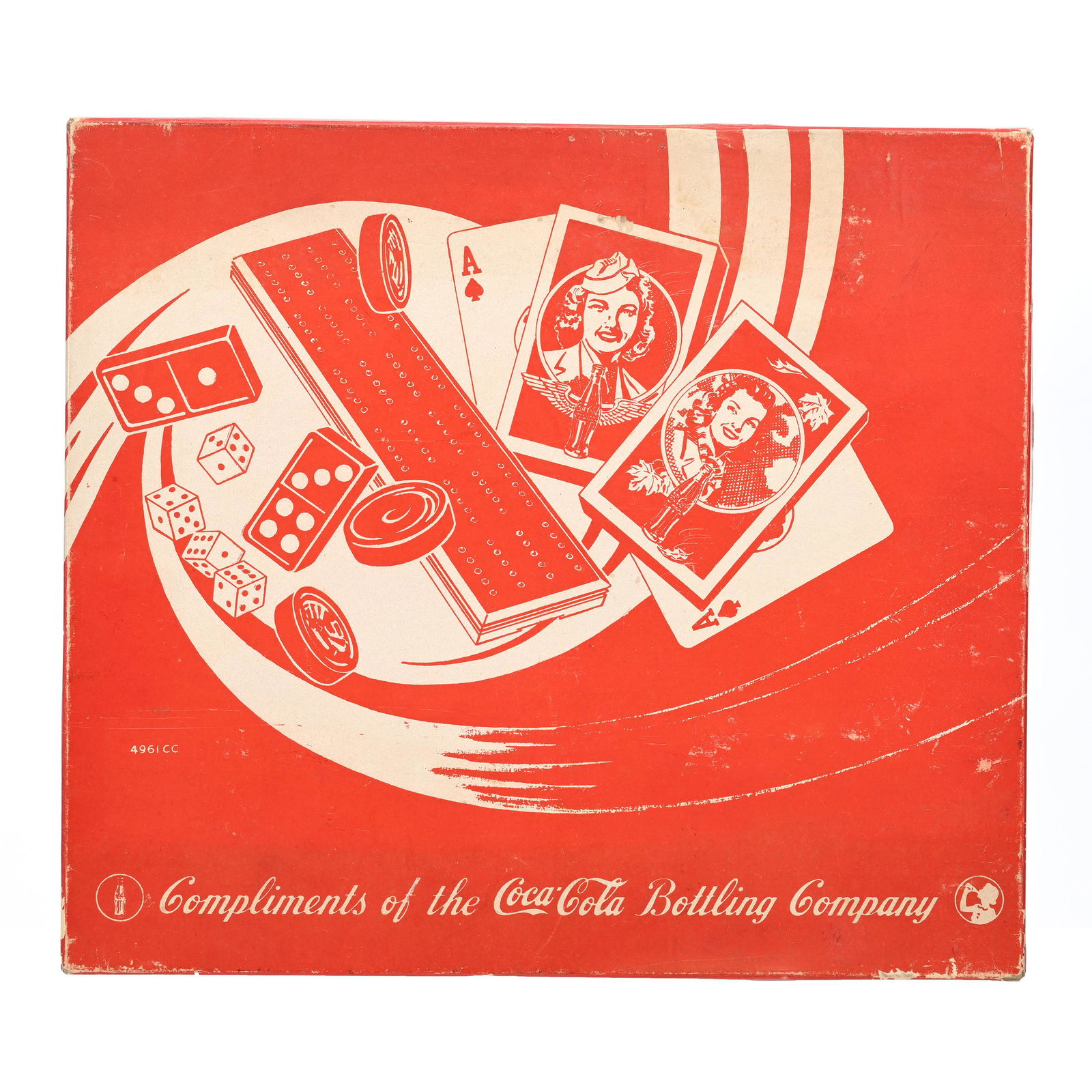 1940's Coca-Cola Seventeen Piece Game Set (1 of 2)