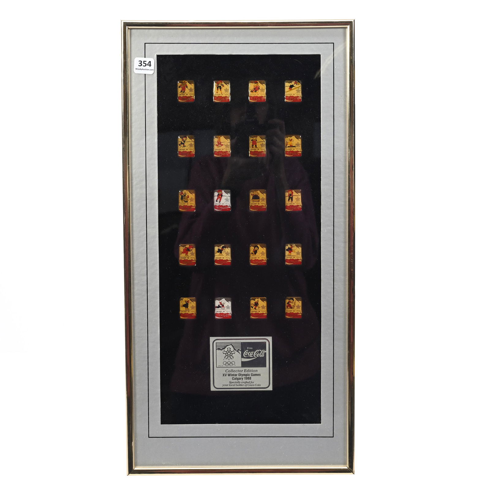 1988 Coca-Cola Calgary Olympic 20 Pin Set (1 of 5)