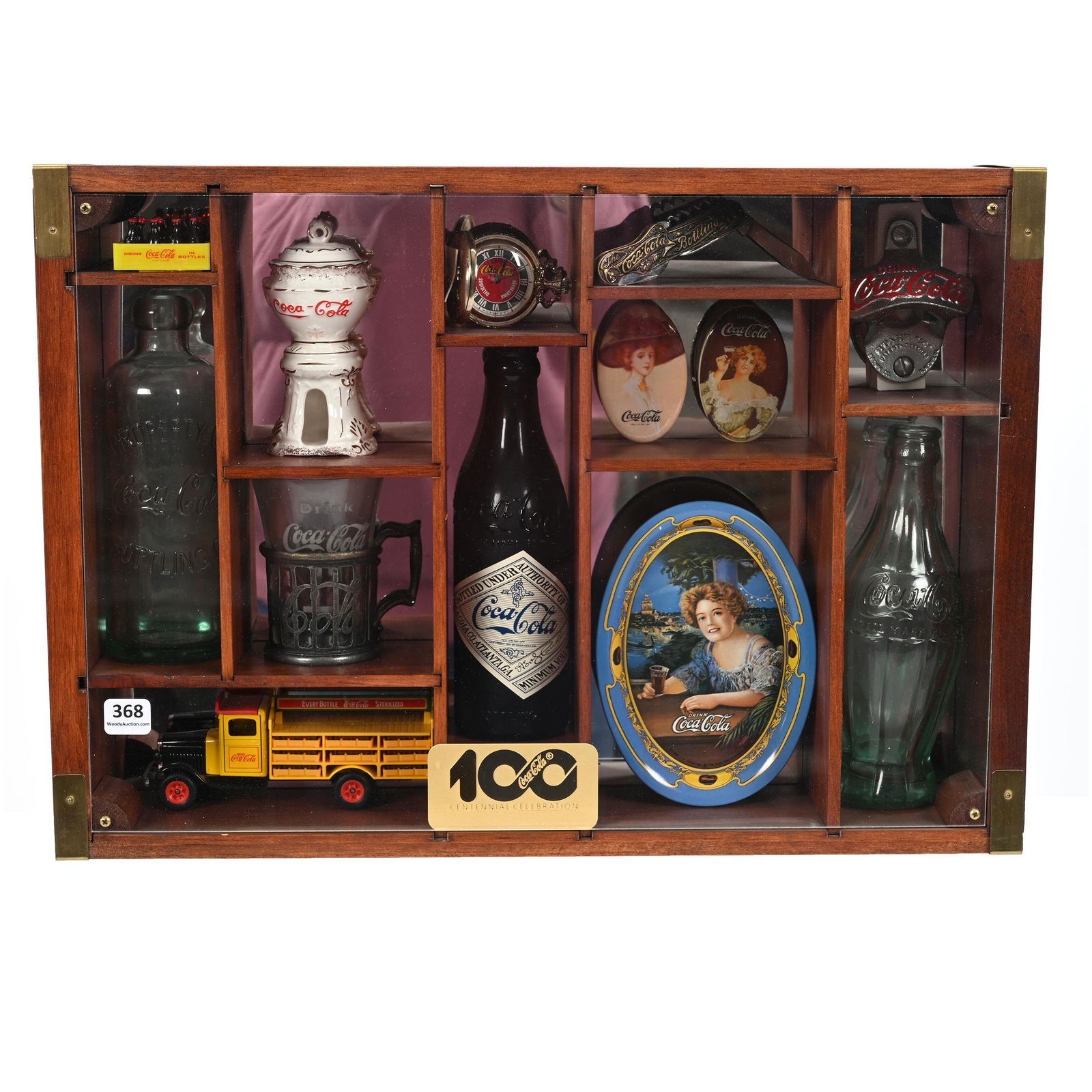 1986 Coca-Cola Centennial Display Case, Shadow Box (1 of 4)