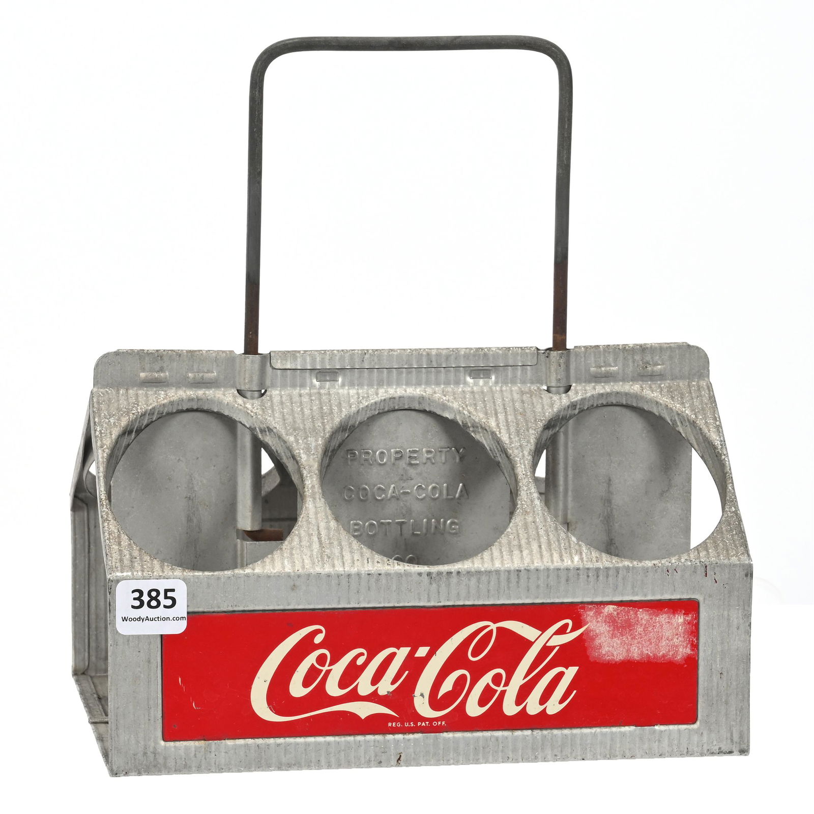 Aluminum Six-Pack Carrier, Coca-Cola, 1950's-60's (1 of 3)