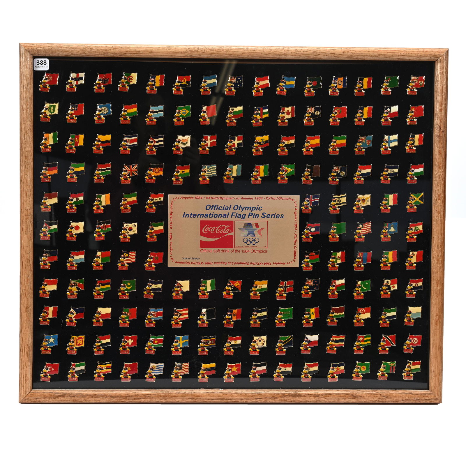 1984 Coca-Cola Olympic 150 Pin Set With Box (1 of 8)