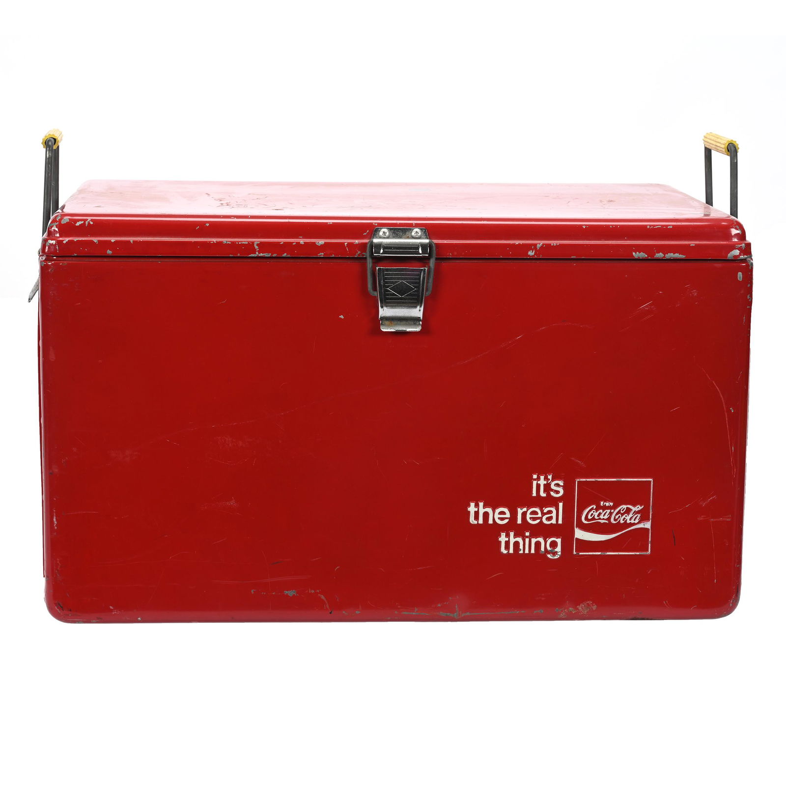 Metal Ice Chest, Coca-Cola, Red, 1950's-60's (1 of 4)