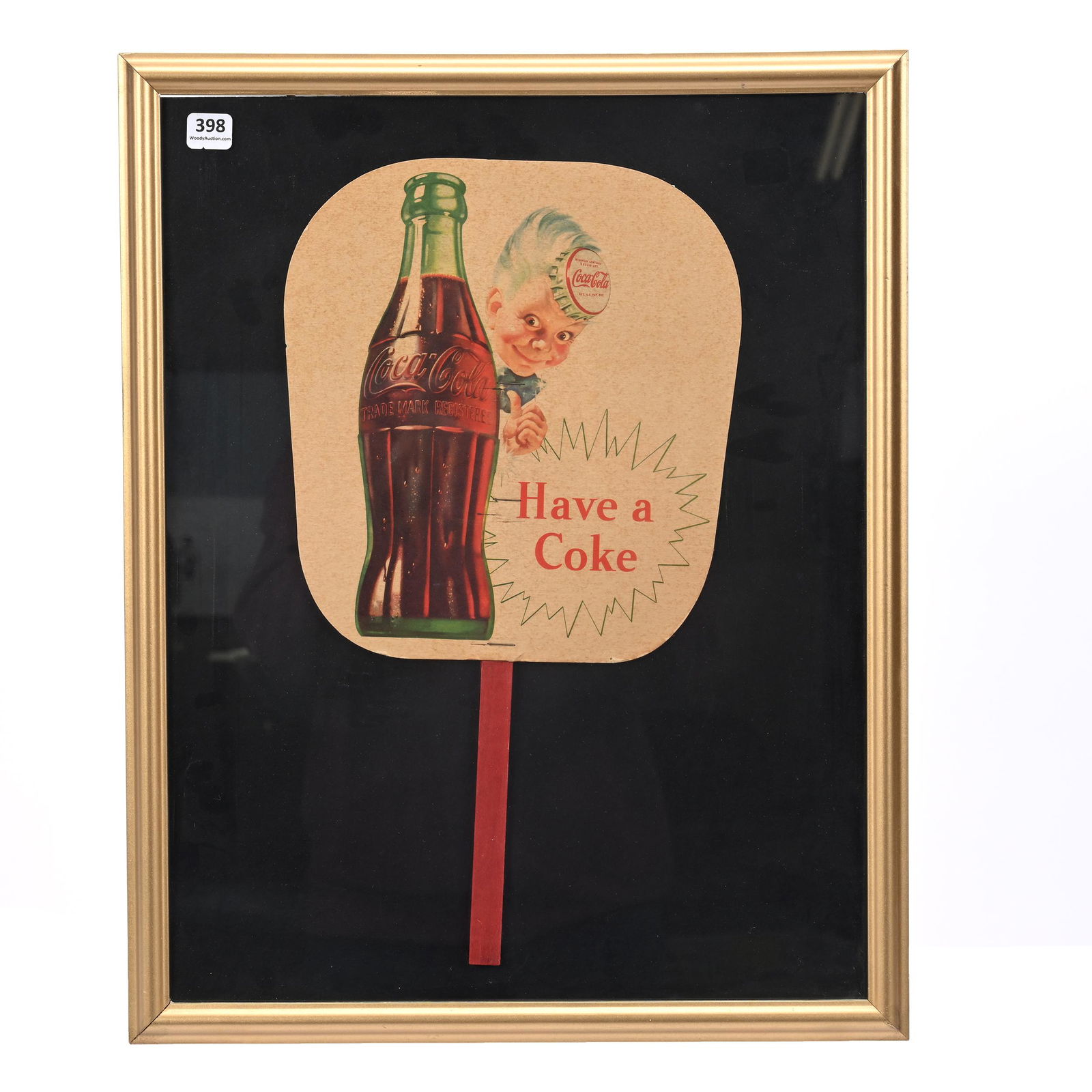 1950's Coca-Cola Fan, "Have A Coke", Sprite Boy (1 of 3)