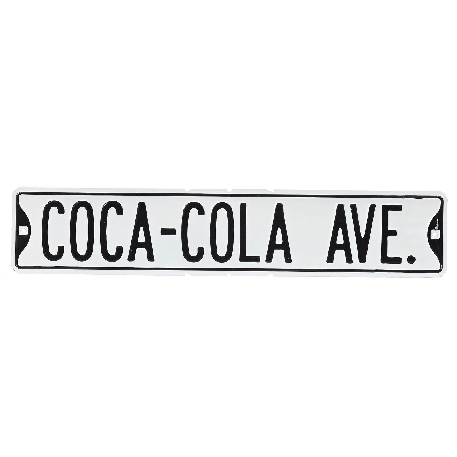 1970's Coca-Cola Heavy Metal Street Sign (1 of 2)