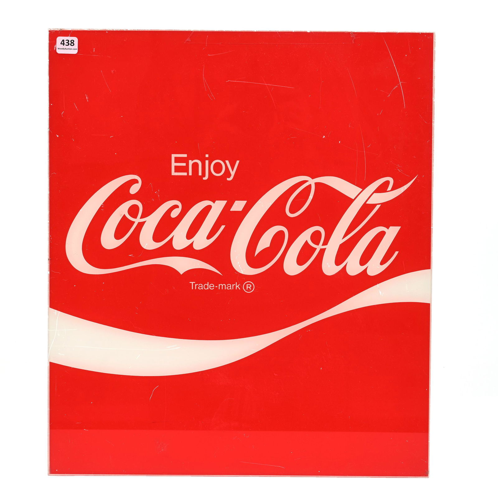 Coca-Cola Plexiglass Sign, Dynamic Ribbon (1 of 2)