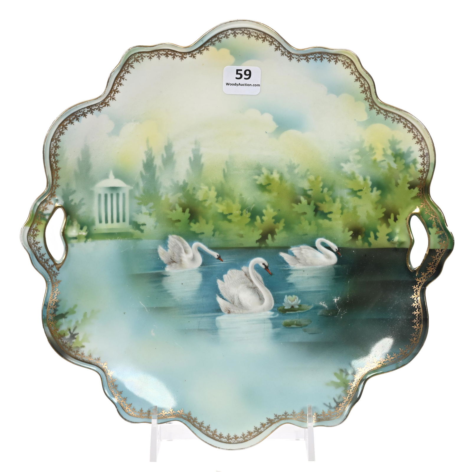 Cake Plate Marked R.S. Prussia (1 of 2)