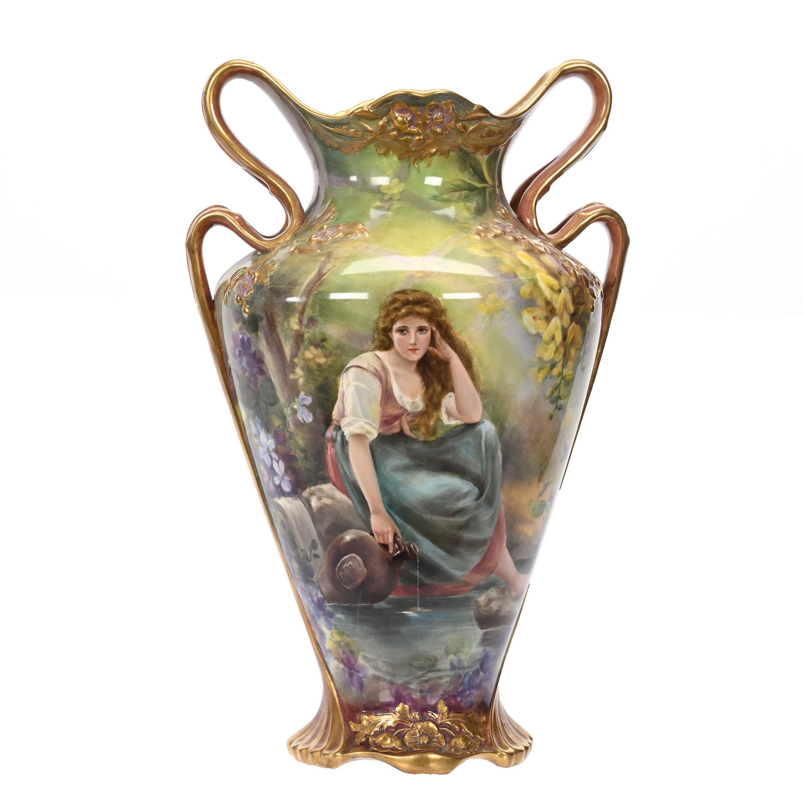 Vase Marked Royal Bonn, Two Handles (1 of 4)