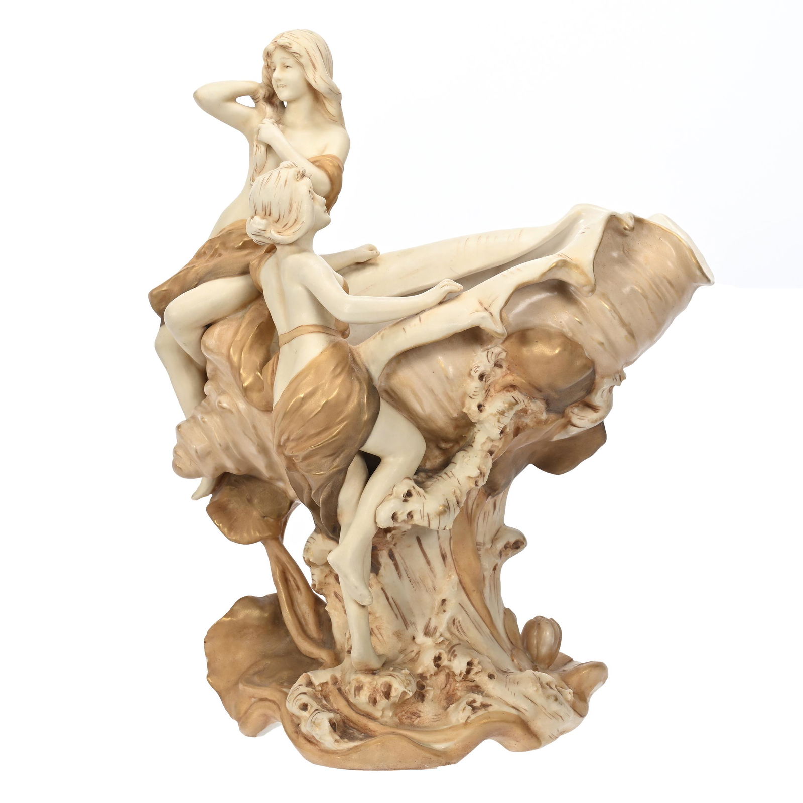 Figural Vase Marked Royal Dux #1066 (1 of 3)