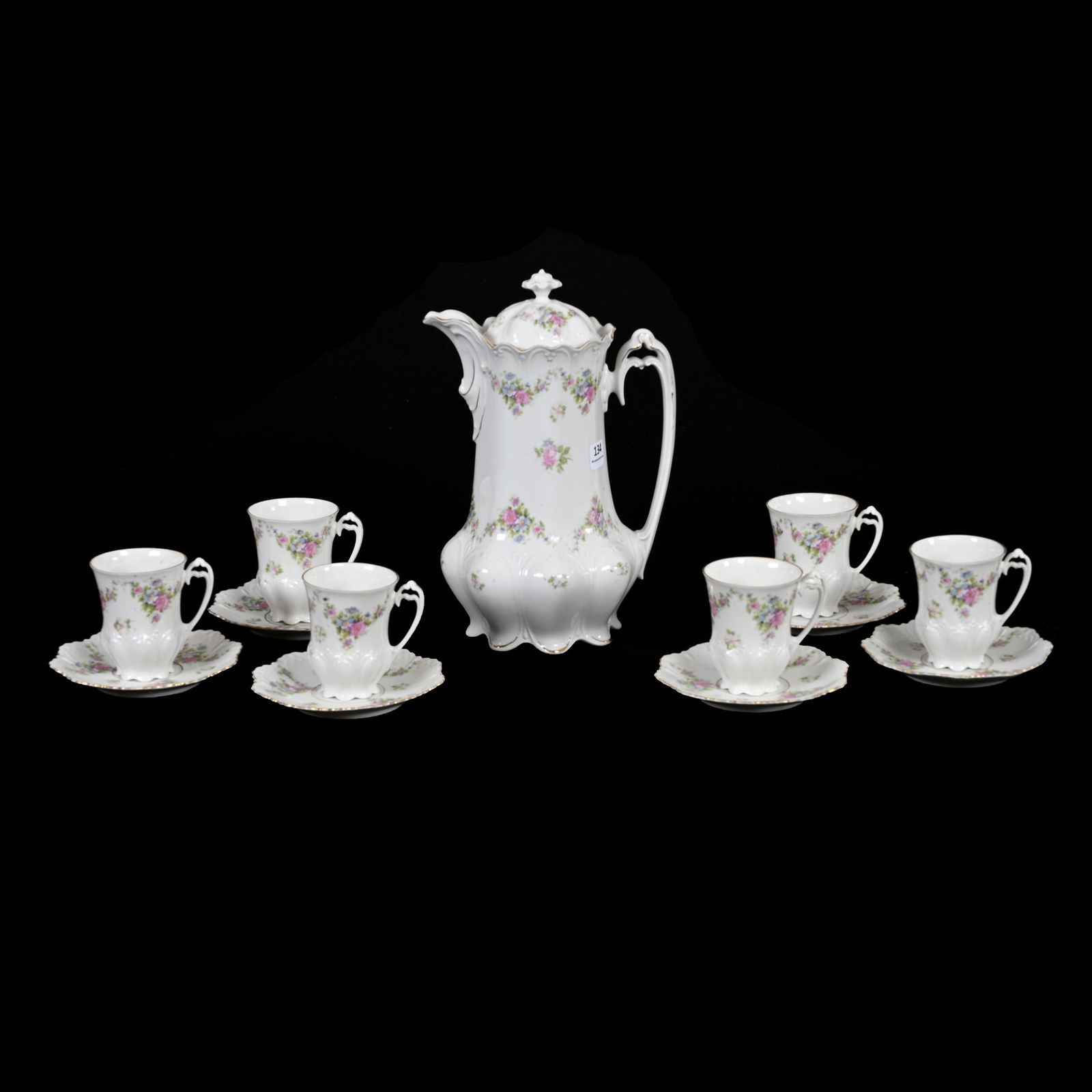 Chocolate Set Marked M.Z. Austria (1 of 4)