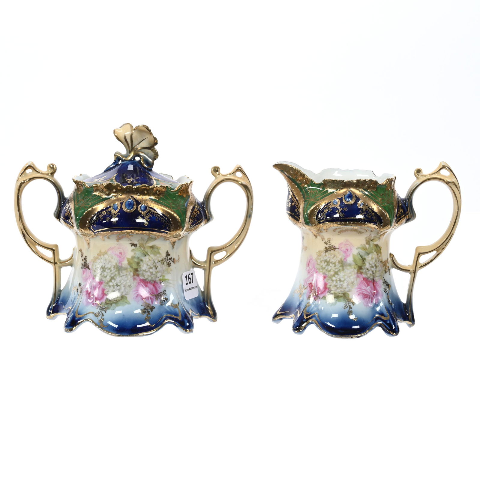 Creamer & Sugar Set Marked R.S. Prussia (1 of 5)
