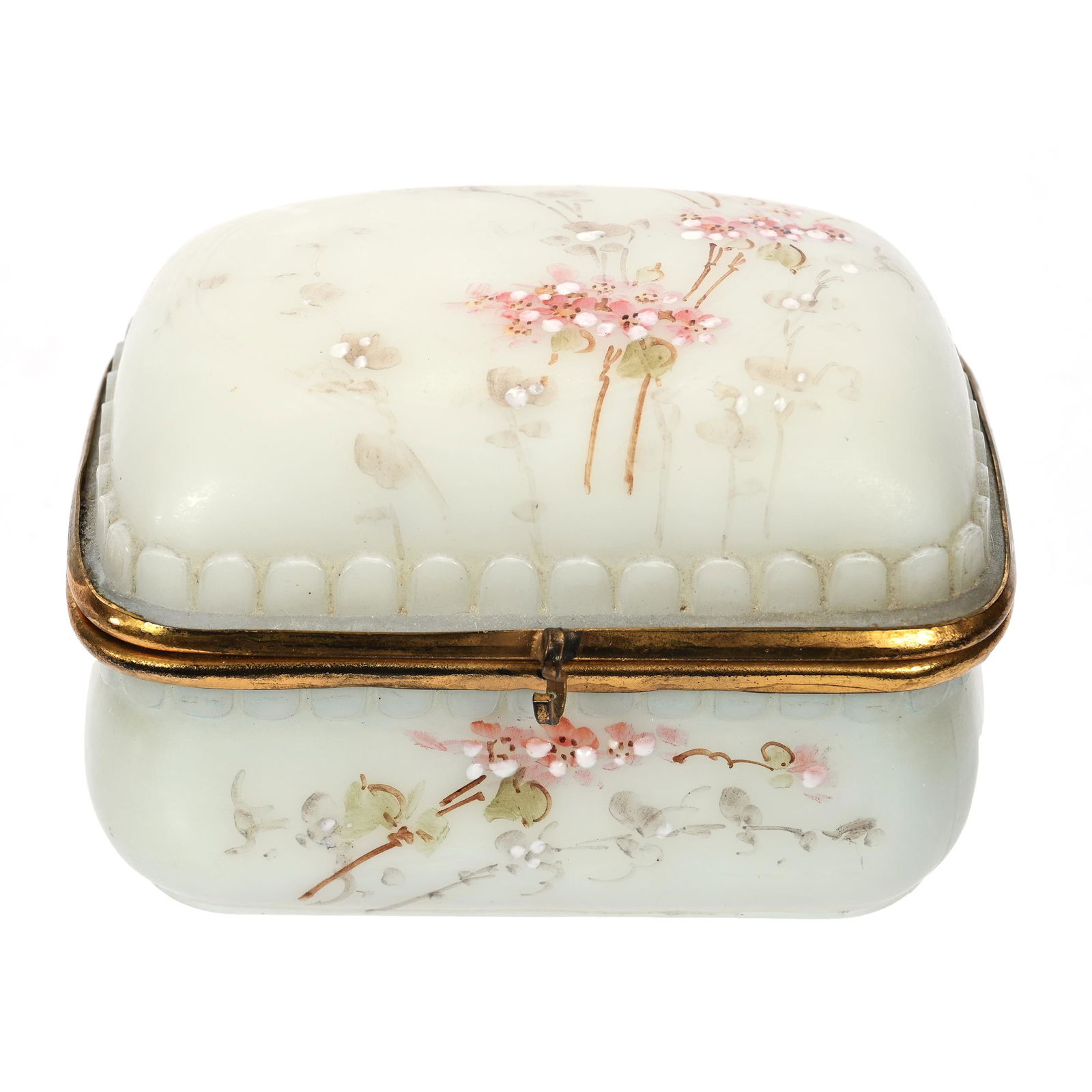 Casket Shape Jewel Box, Unmarked Wave Crest (1 of 4)