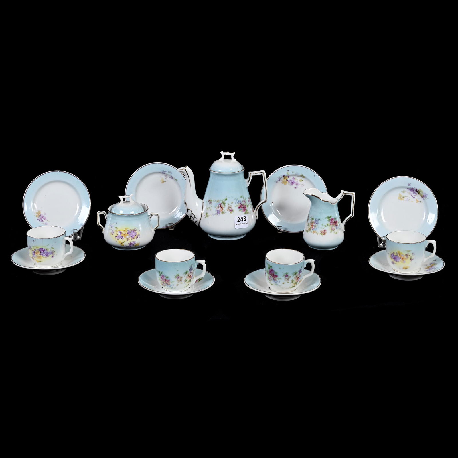 Child's Tea Set, Unmarked R.S. Prussia, (11) Piece Set (1 of 4)