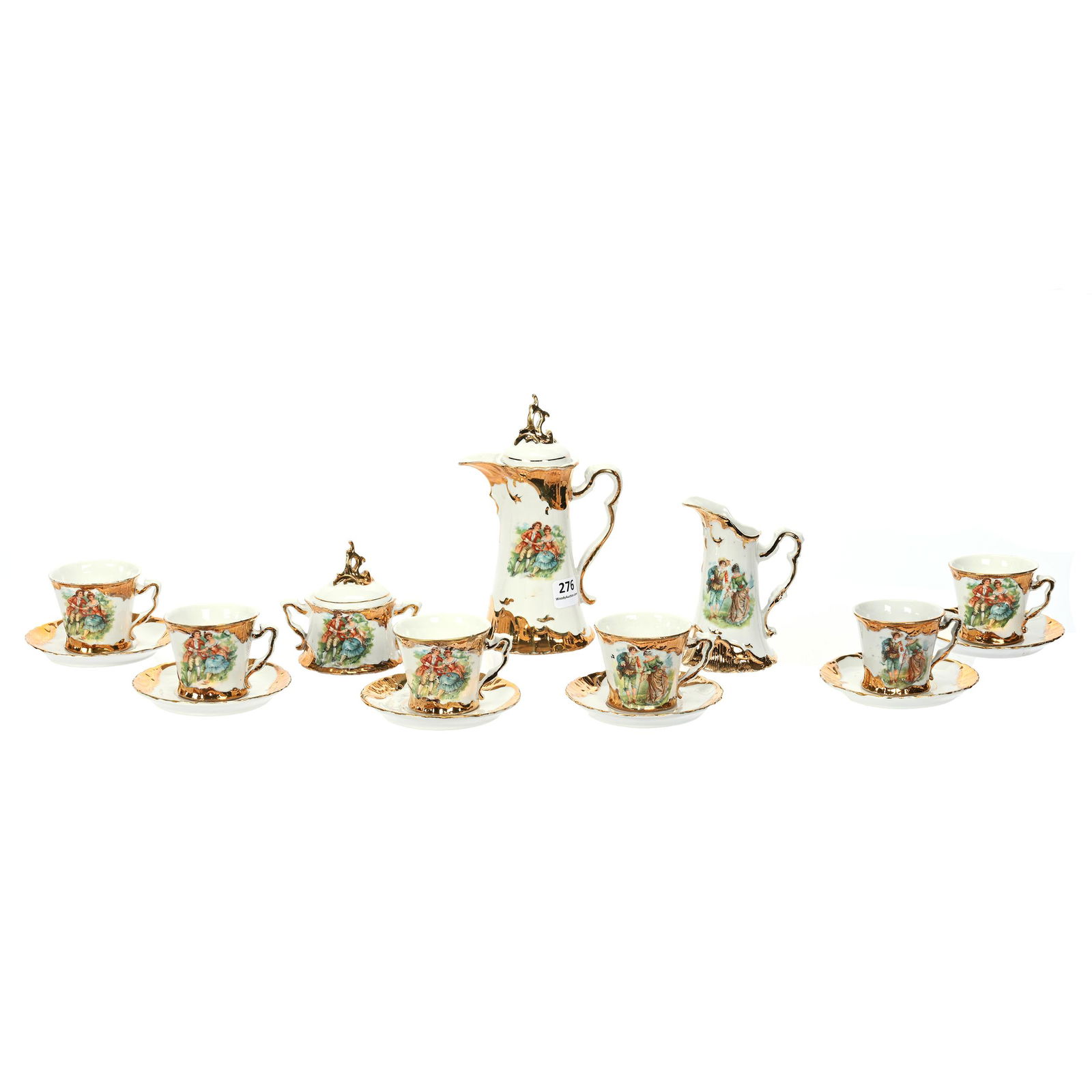 Child's Tea Set, Unmarked Germany, (9) Piece Set (1 of 4)
