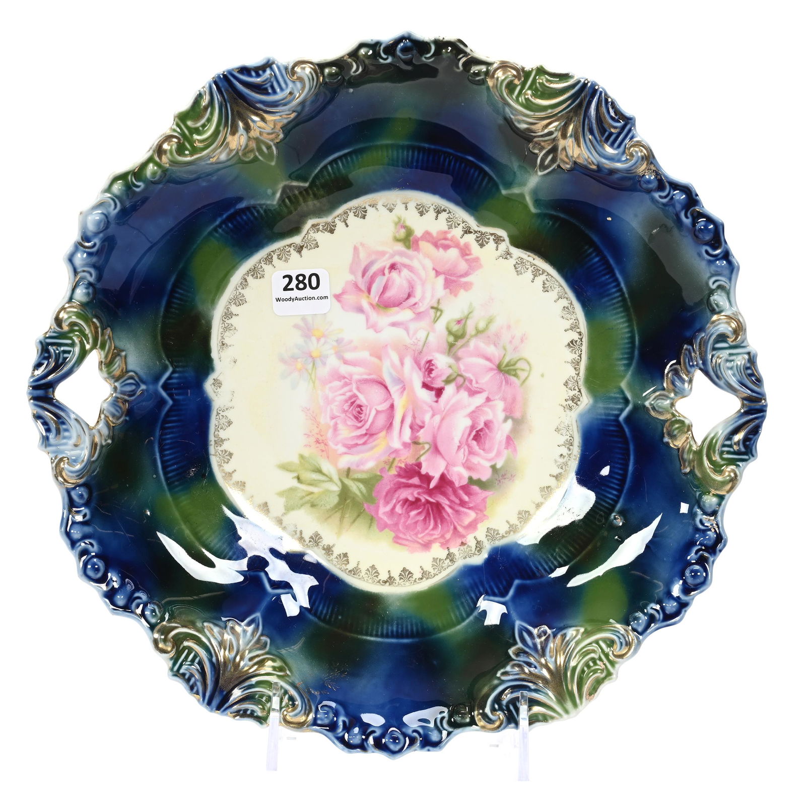 Cake Plate Marked R.S. Prussia (1 of 2)