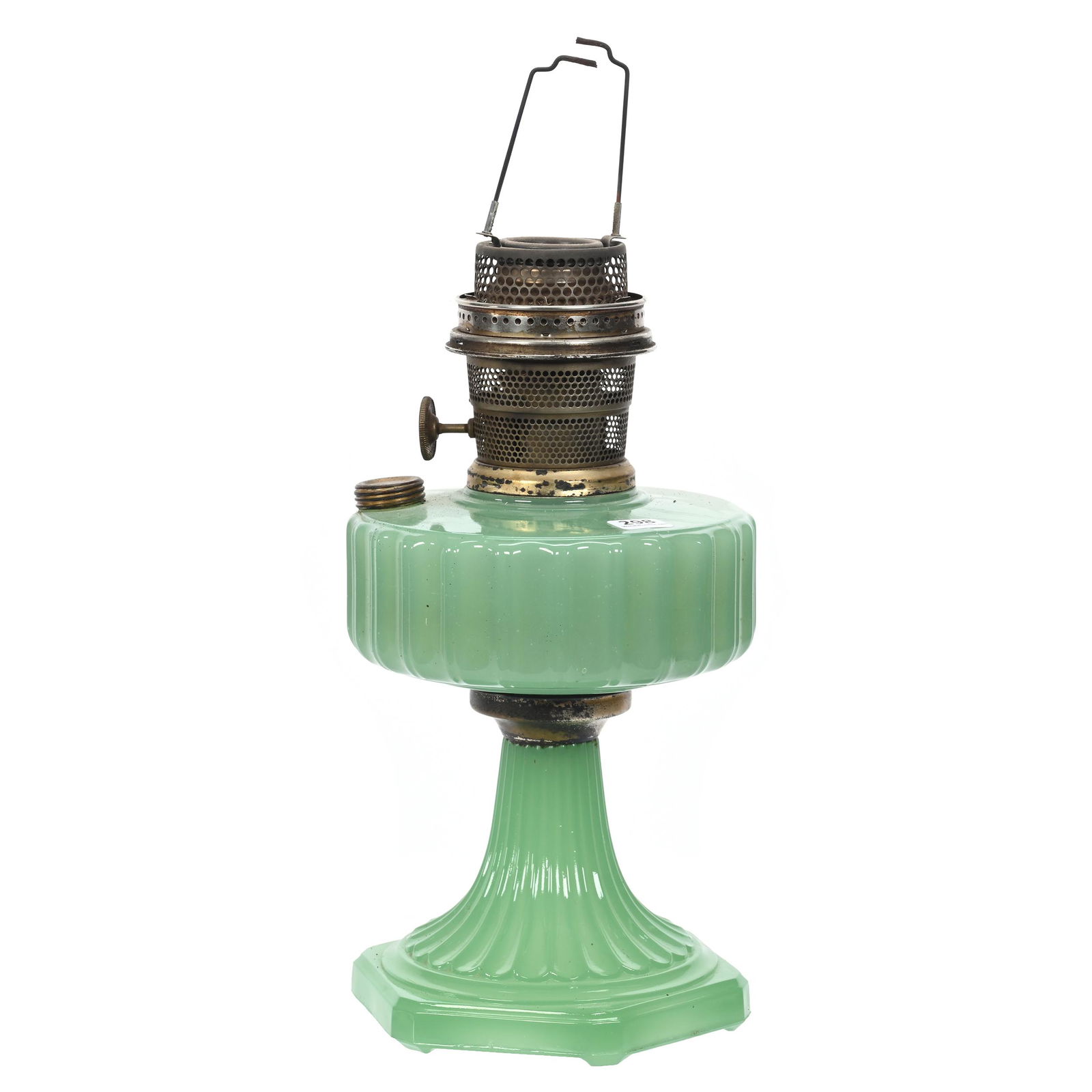 Aladdin Corinthian Oil Lamp, Green Moonstone (1 of 3)