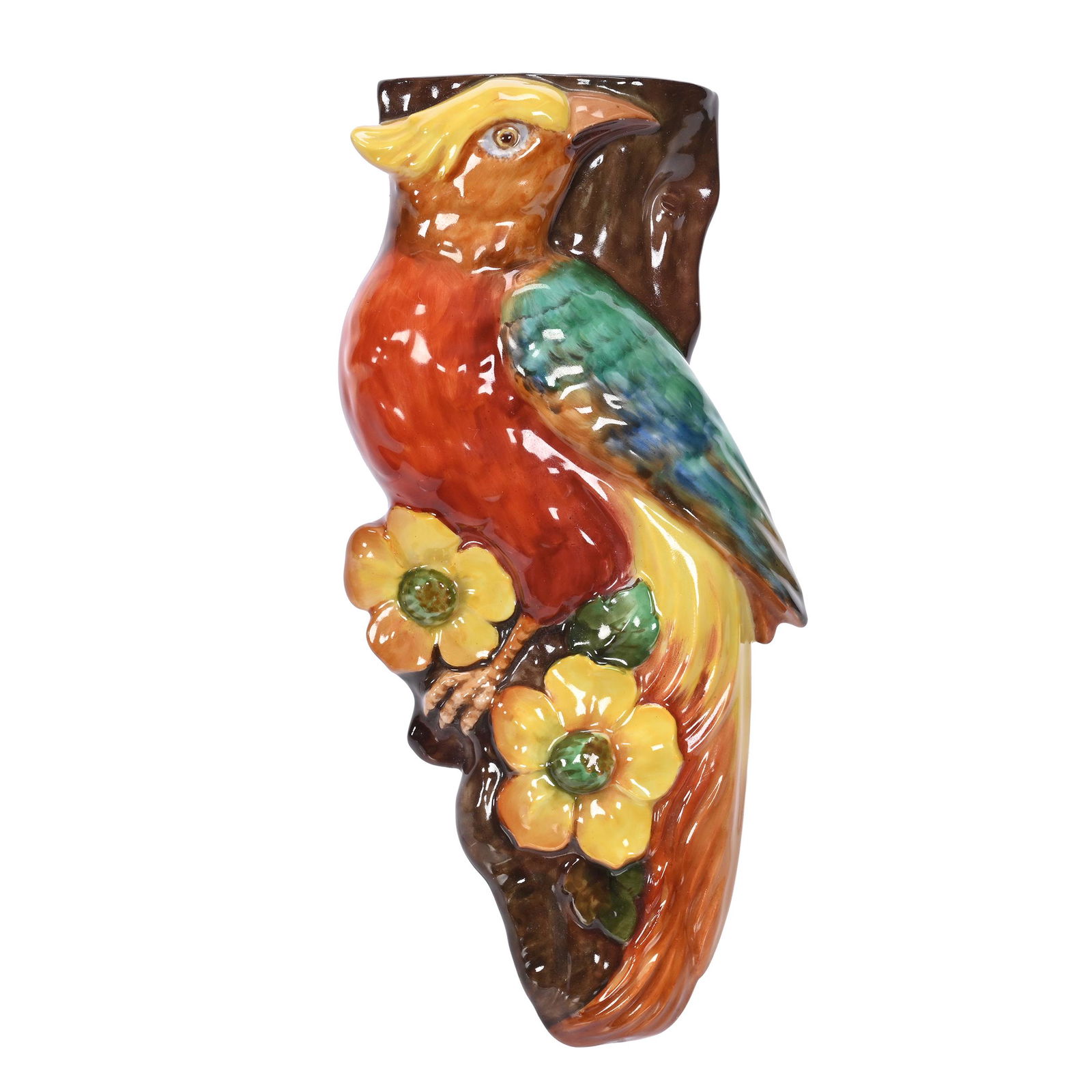 Figural Wall Pocket Marked R.S. Germany (1 of 2)