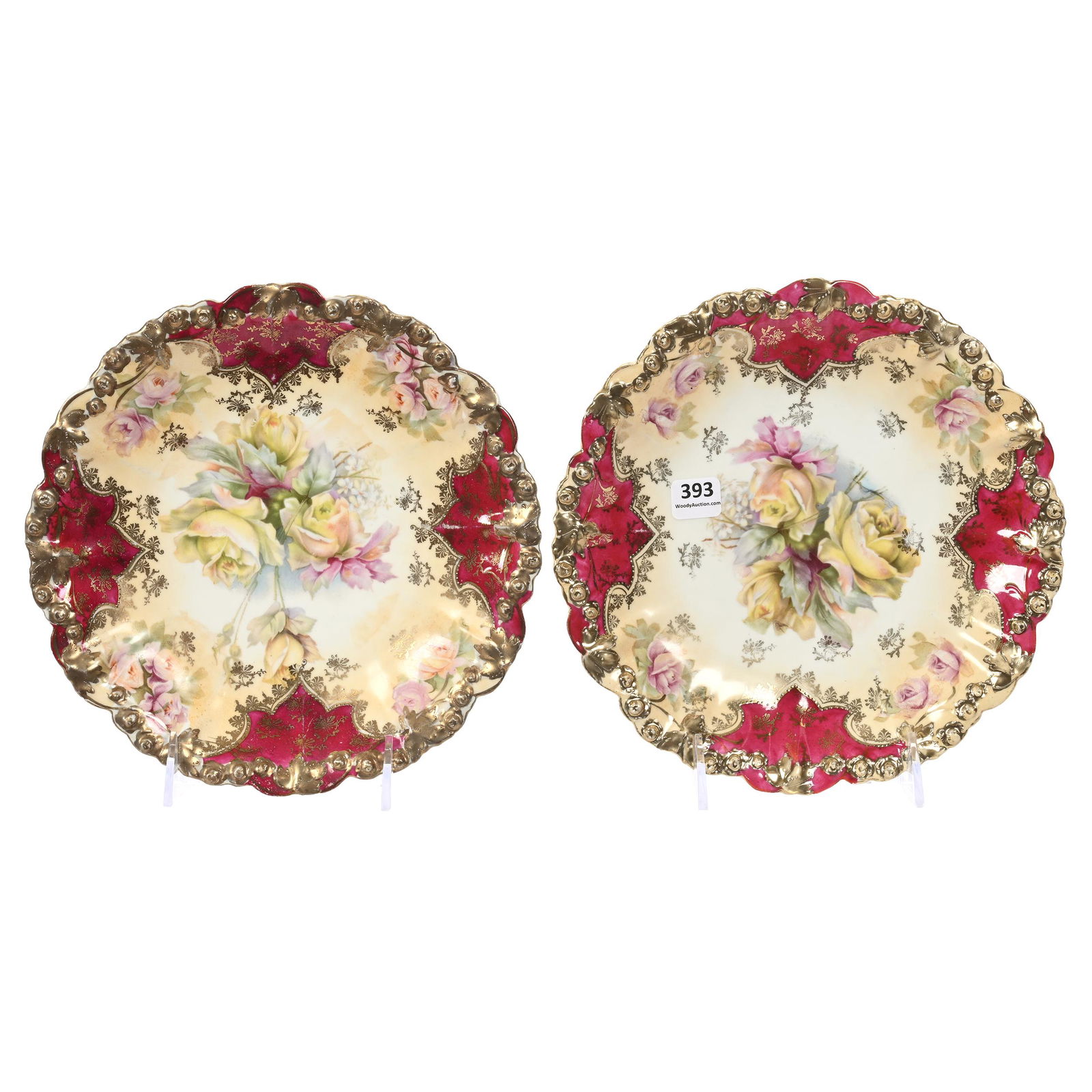 (2) Plates, Unmarked R.S. Prussia (1 of 2)