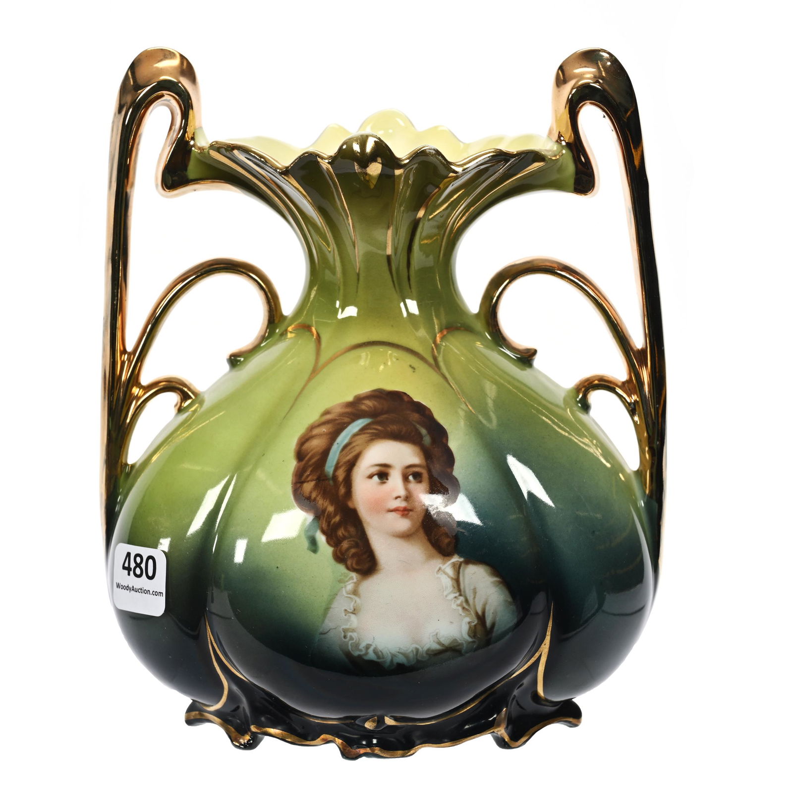 Vase Marked Royal Saxe (1 of 3)